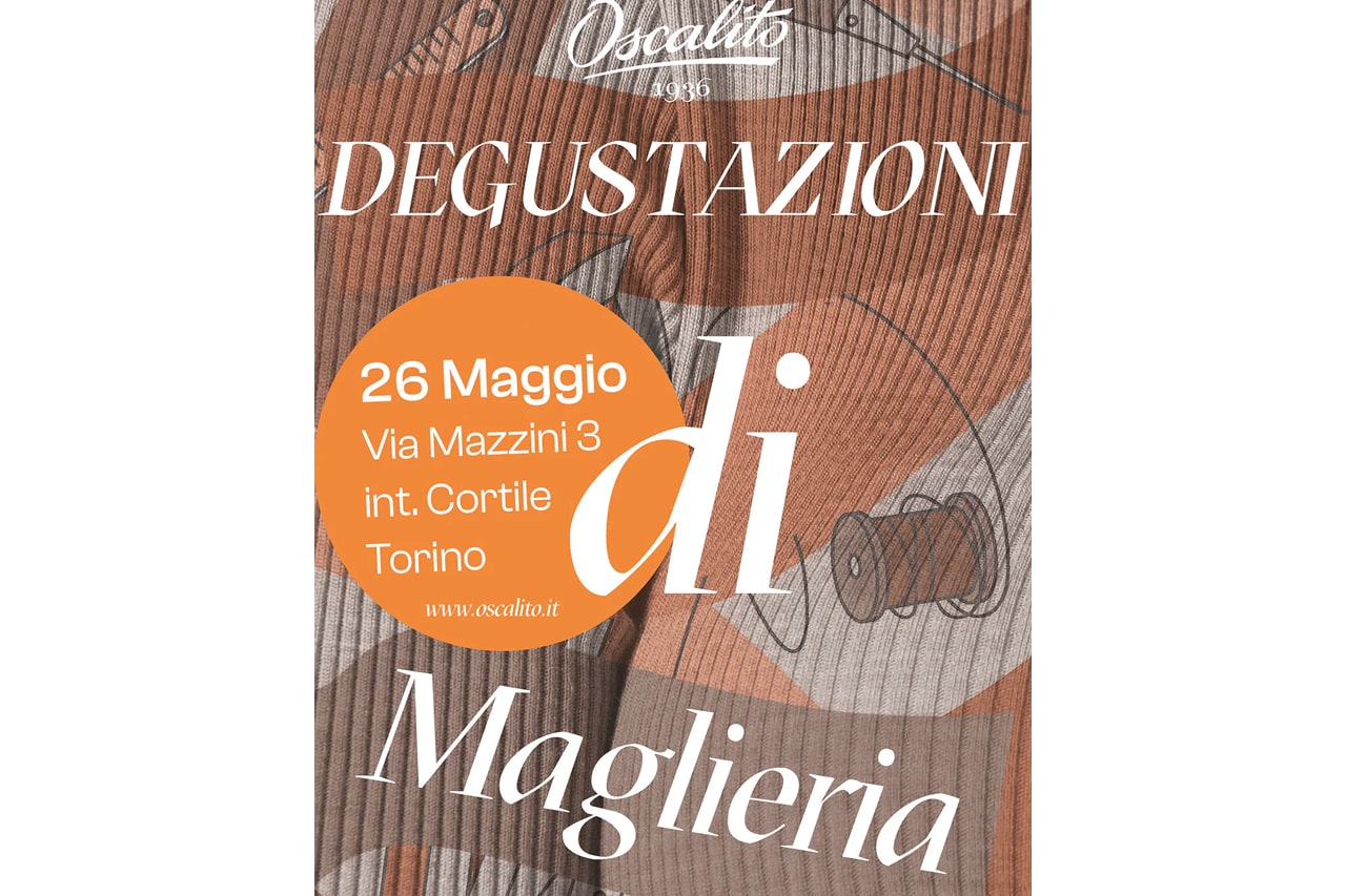 locandina Degustazioni di Maglieria maggio 2022