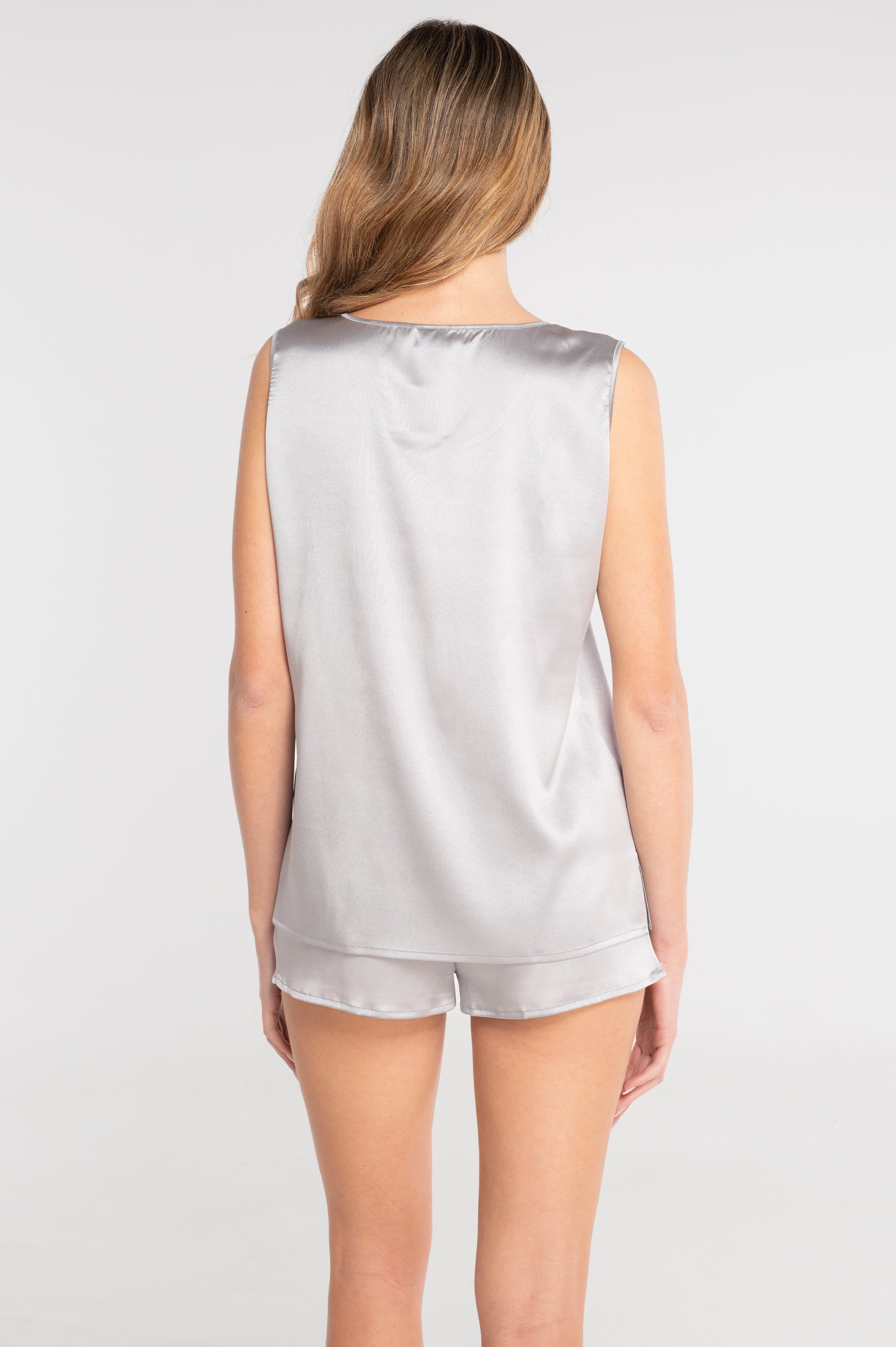 Top Femme en Soie Extensible 10306