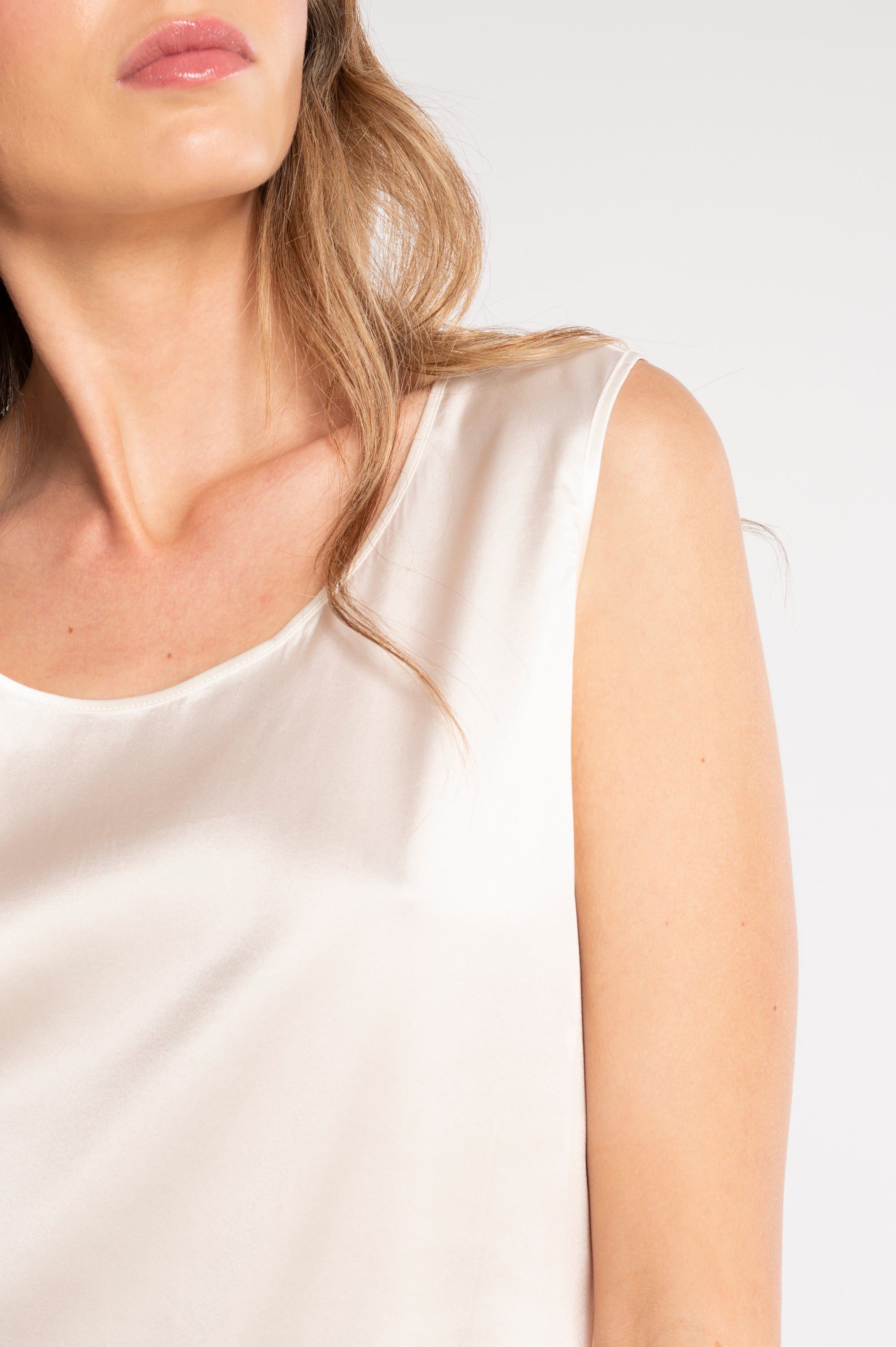 Top Femme en Soie Extensible 10306