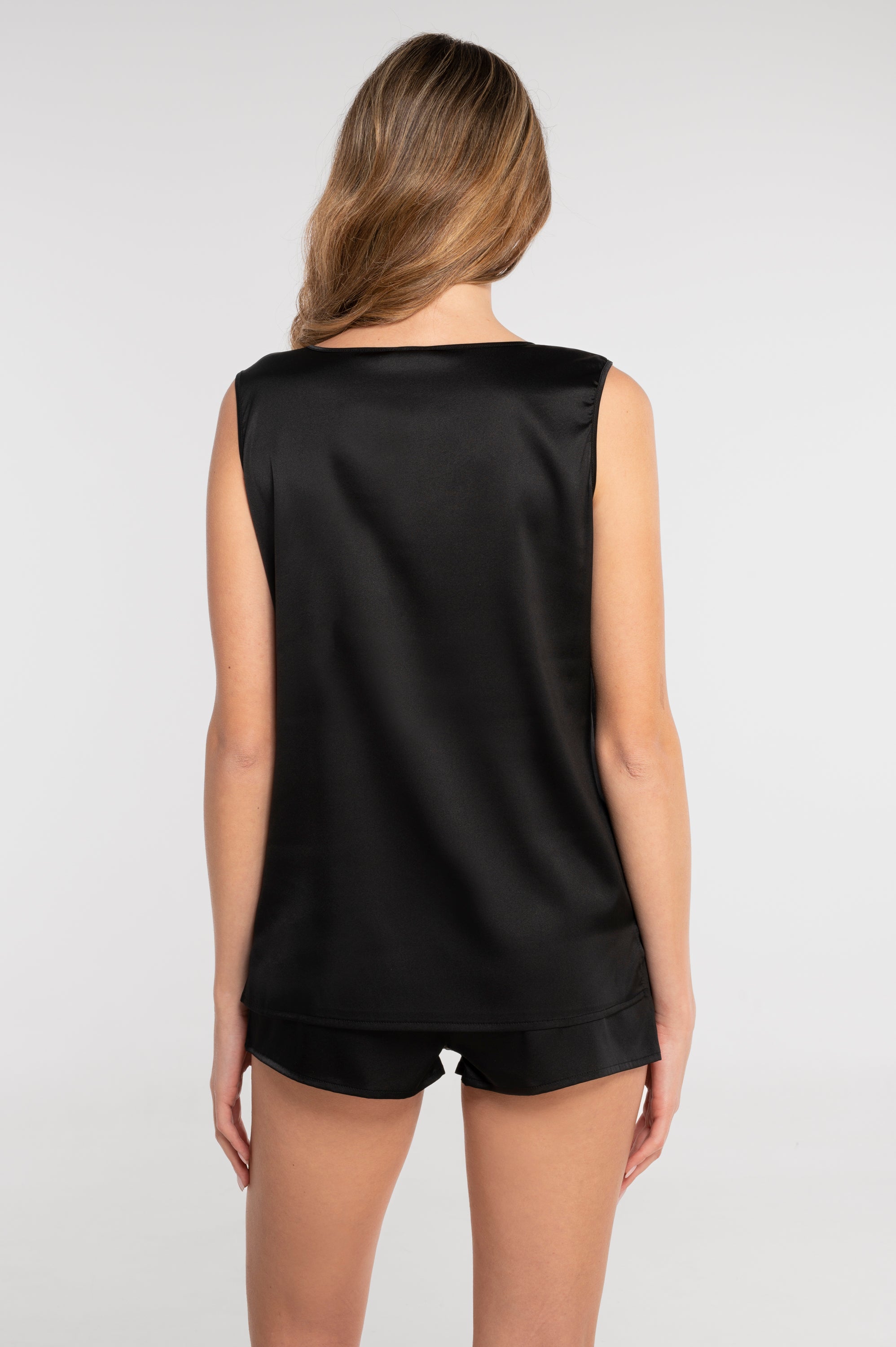 Top Femme en Soie Extensible 10306