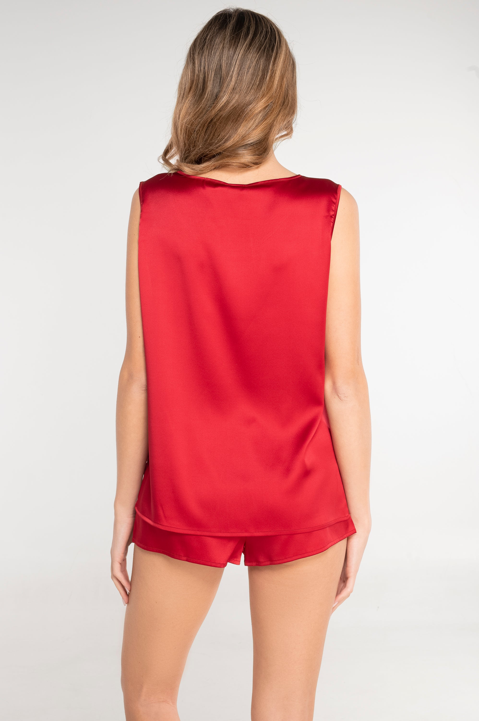 Top Femme en Soie Extensible 10306