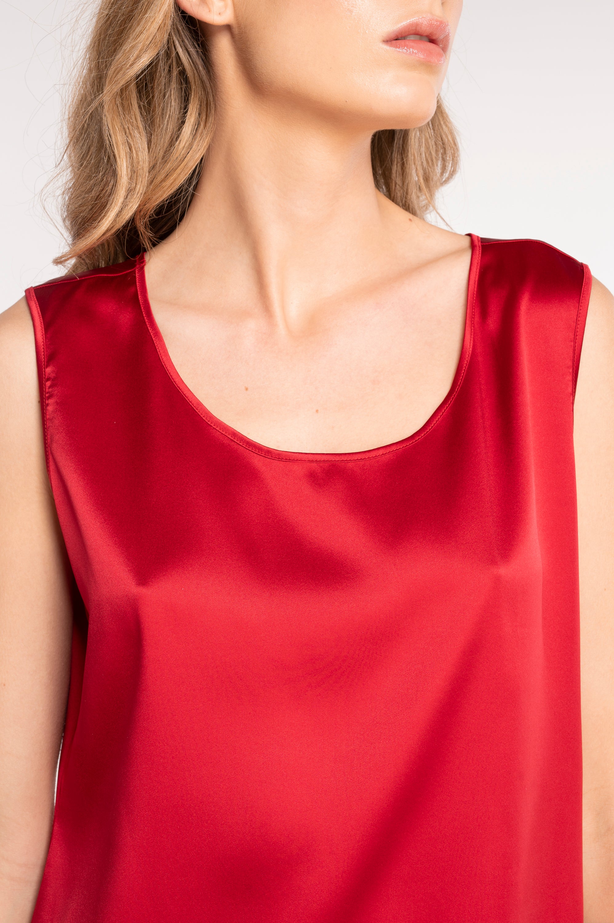 Top Femme en Soie Extensible 10306