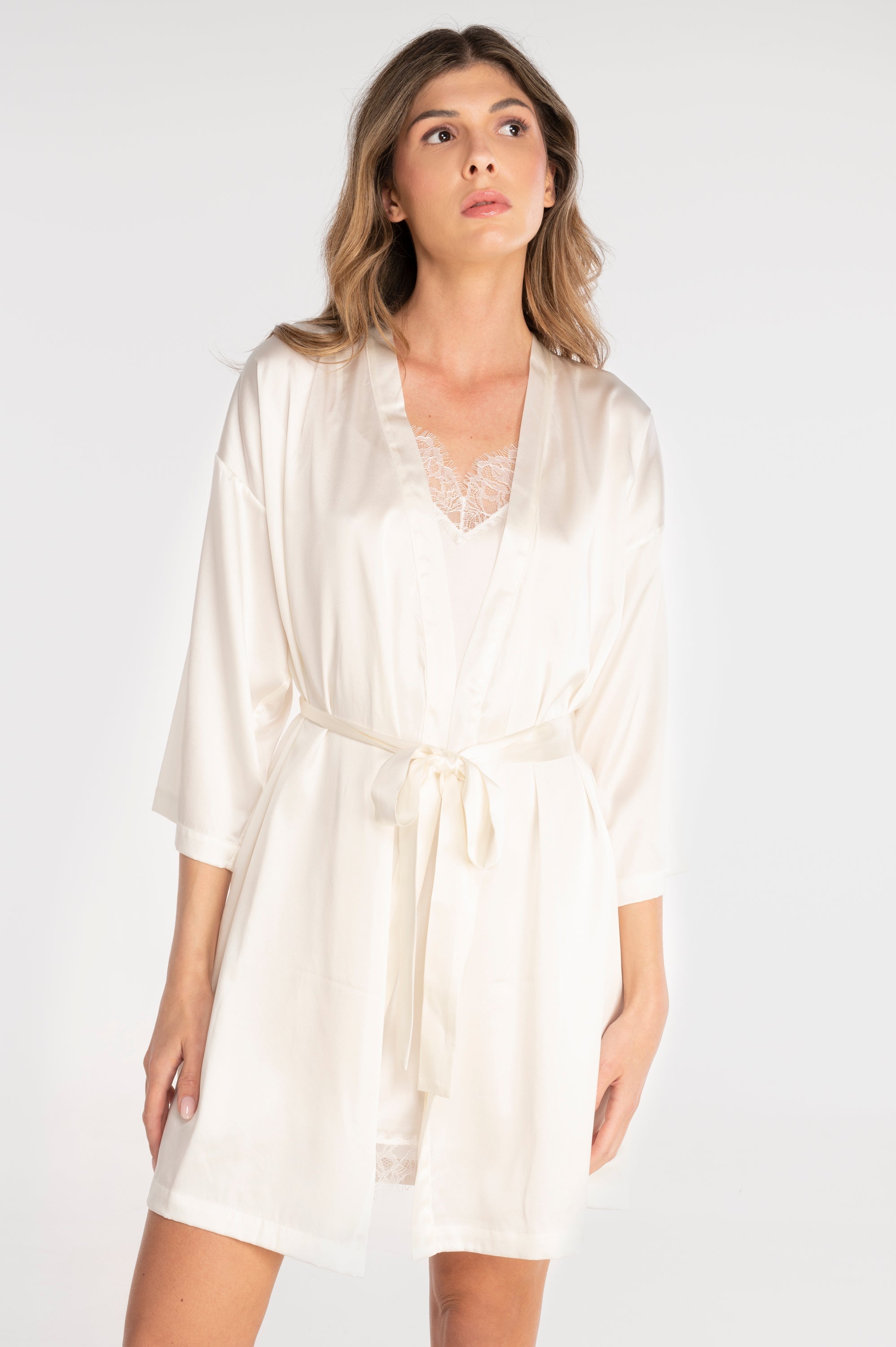 Kimono homewear en soie 10310