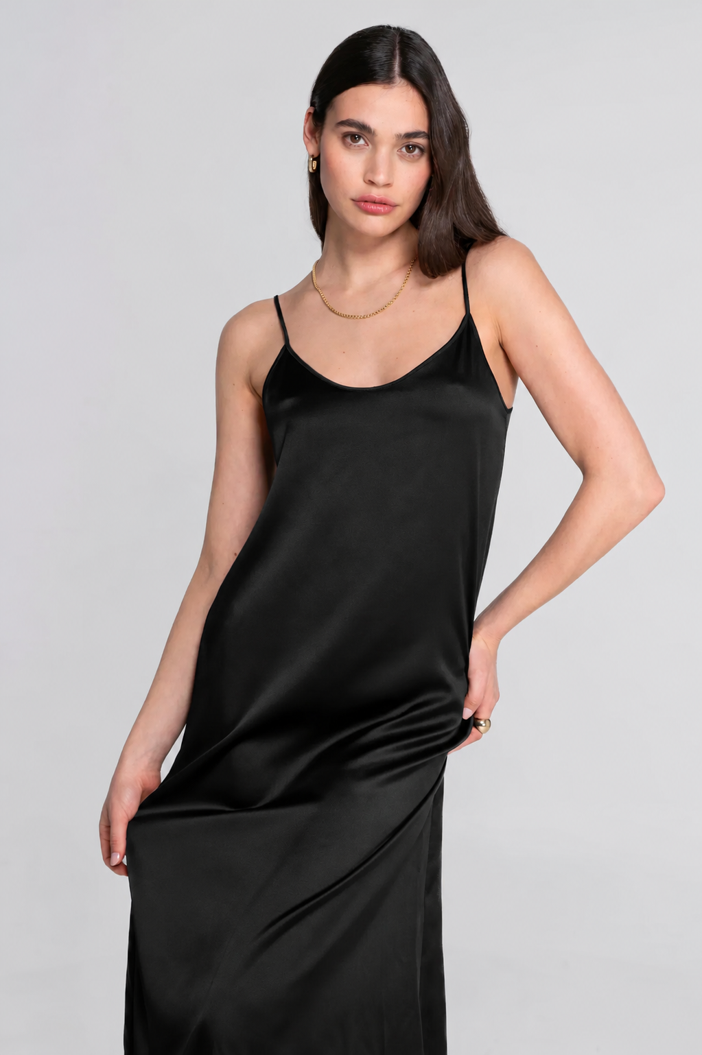 Long Slip in Stretch Silk 10311