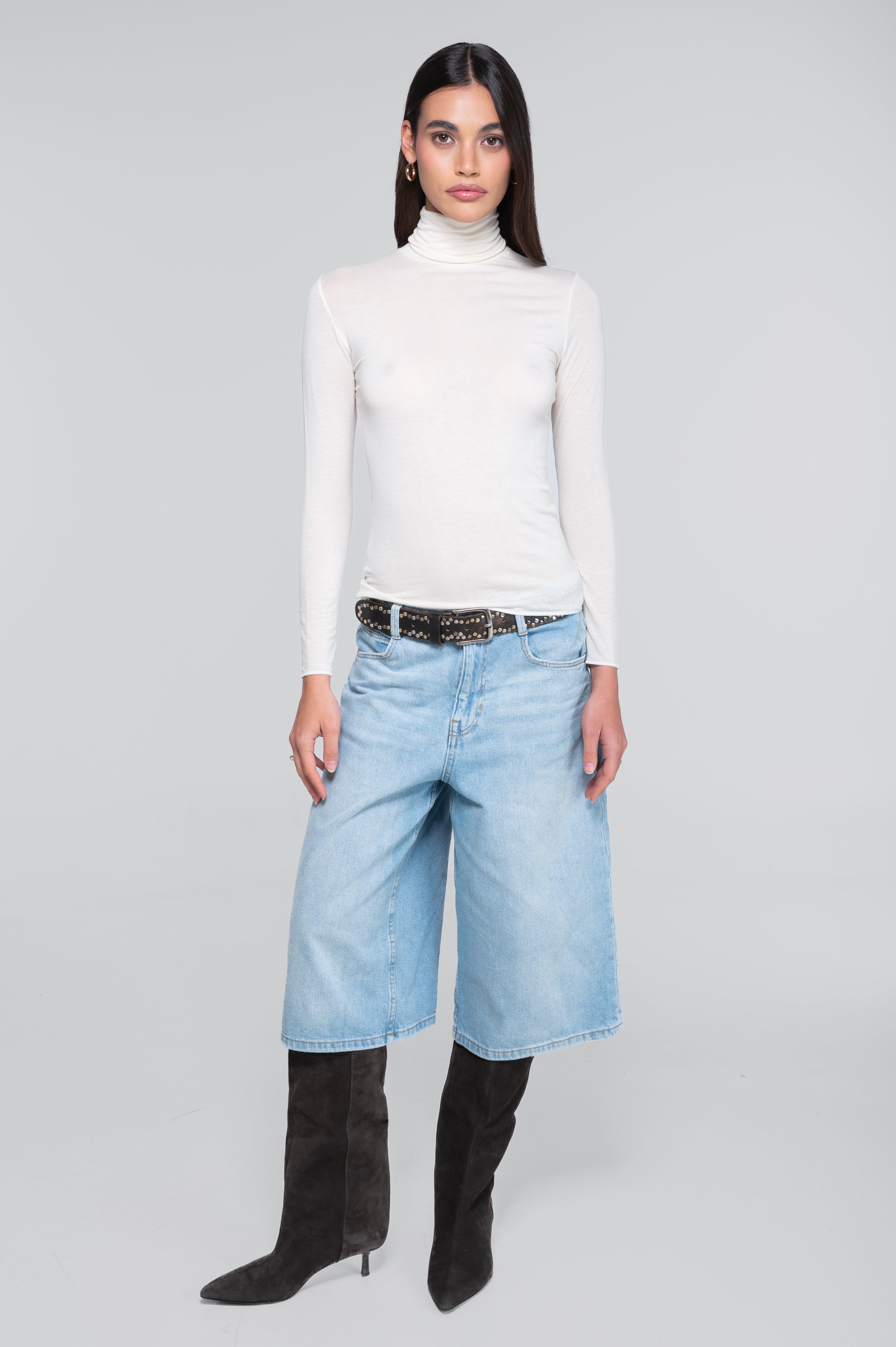 Col roulé ultraléger manches longues 1482