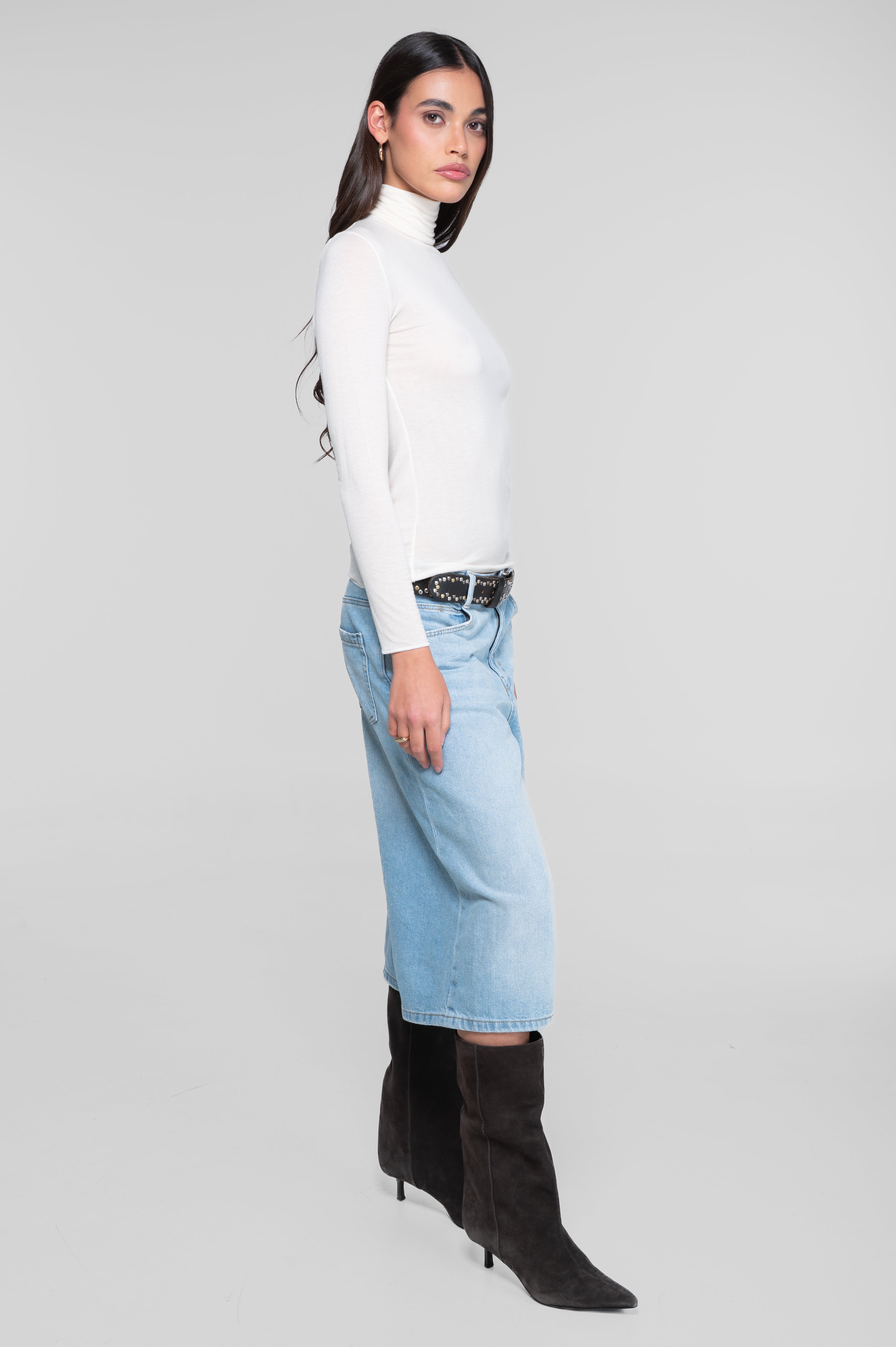 Col roulé ultraléger manches longues 1482