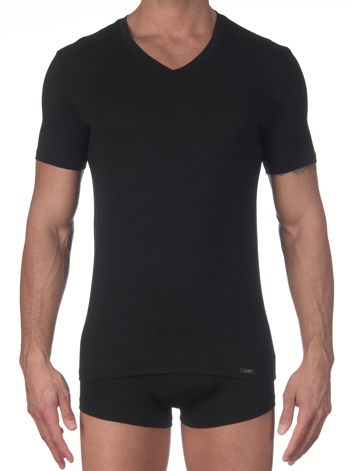 Micromodal V Neck T-Shirt 1576 - Oscalito