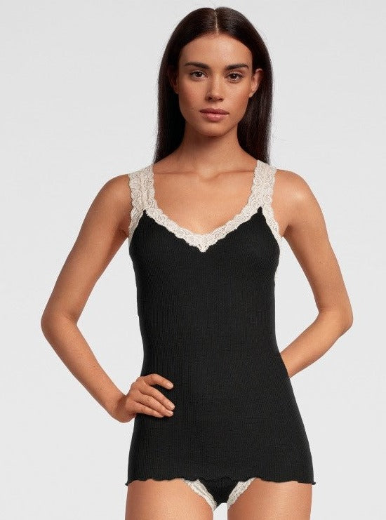 Front Wool and Silk Top