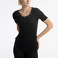 Round Neck T-Shirt in Wool and Silk 3414 - Oscalito