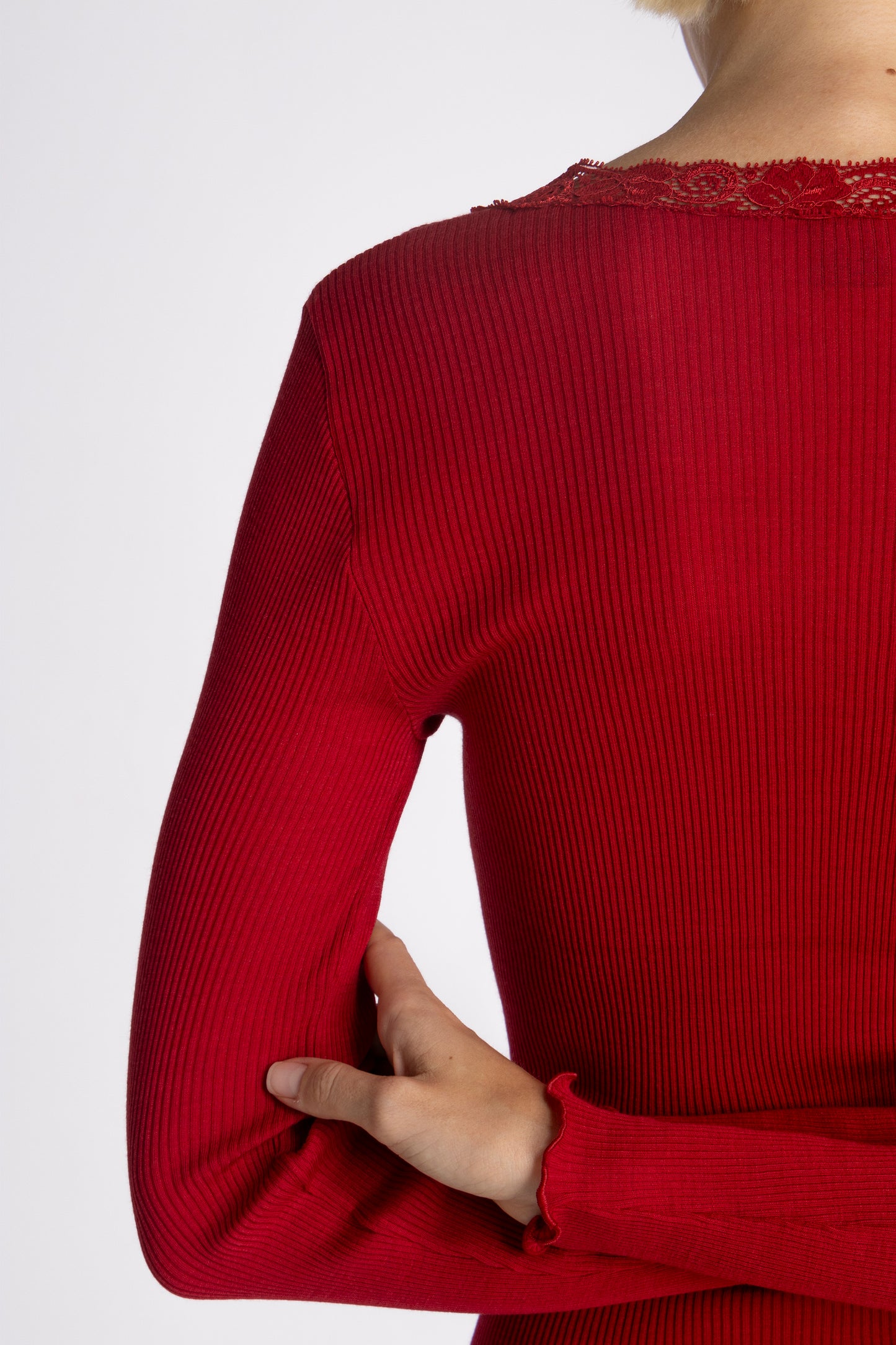 Longsleeves Shirt in Wool and Silk 3416 - Oscalito
