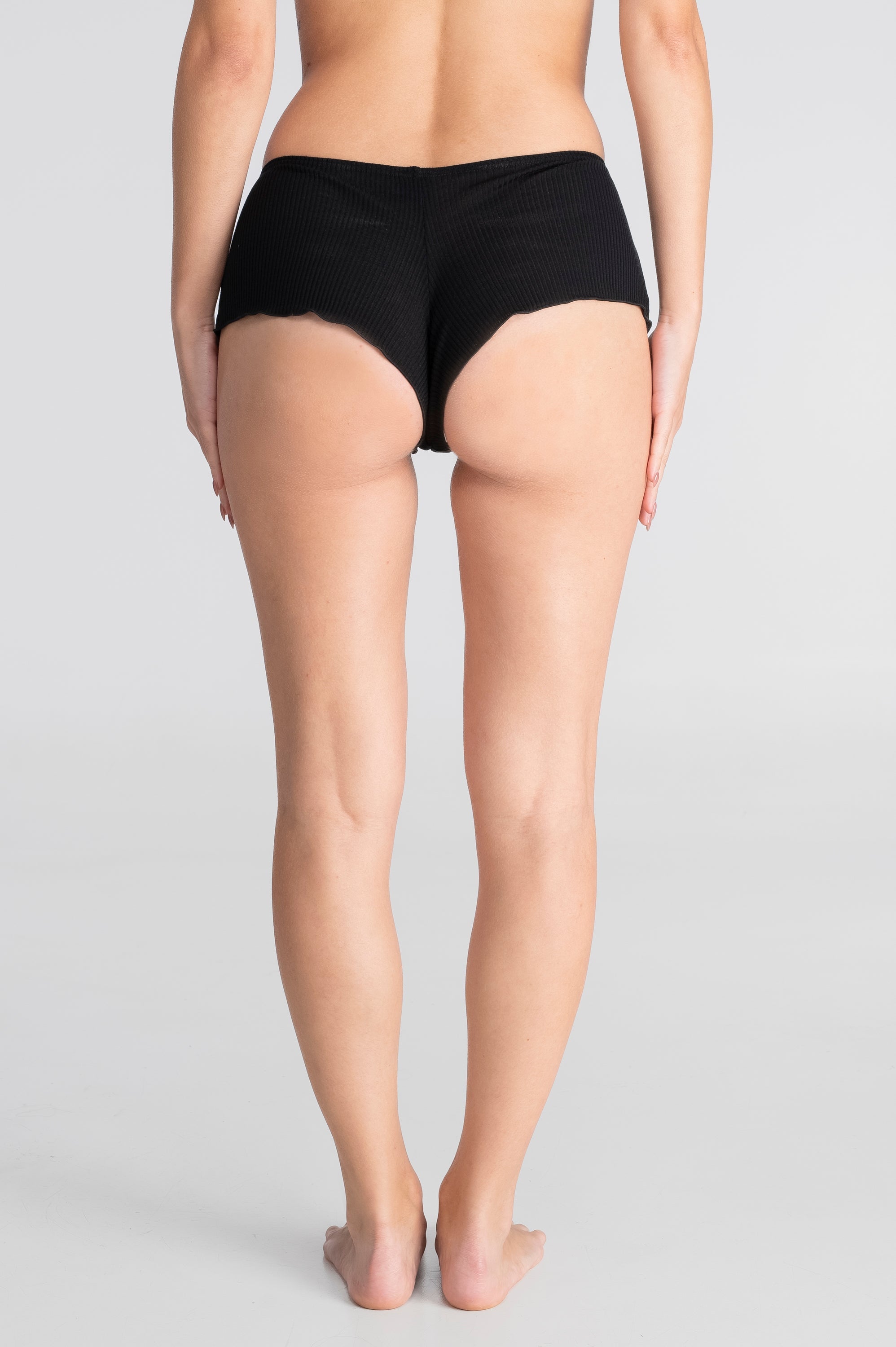 Mutande a vita media in lana e seta 3441