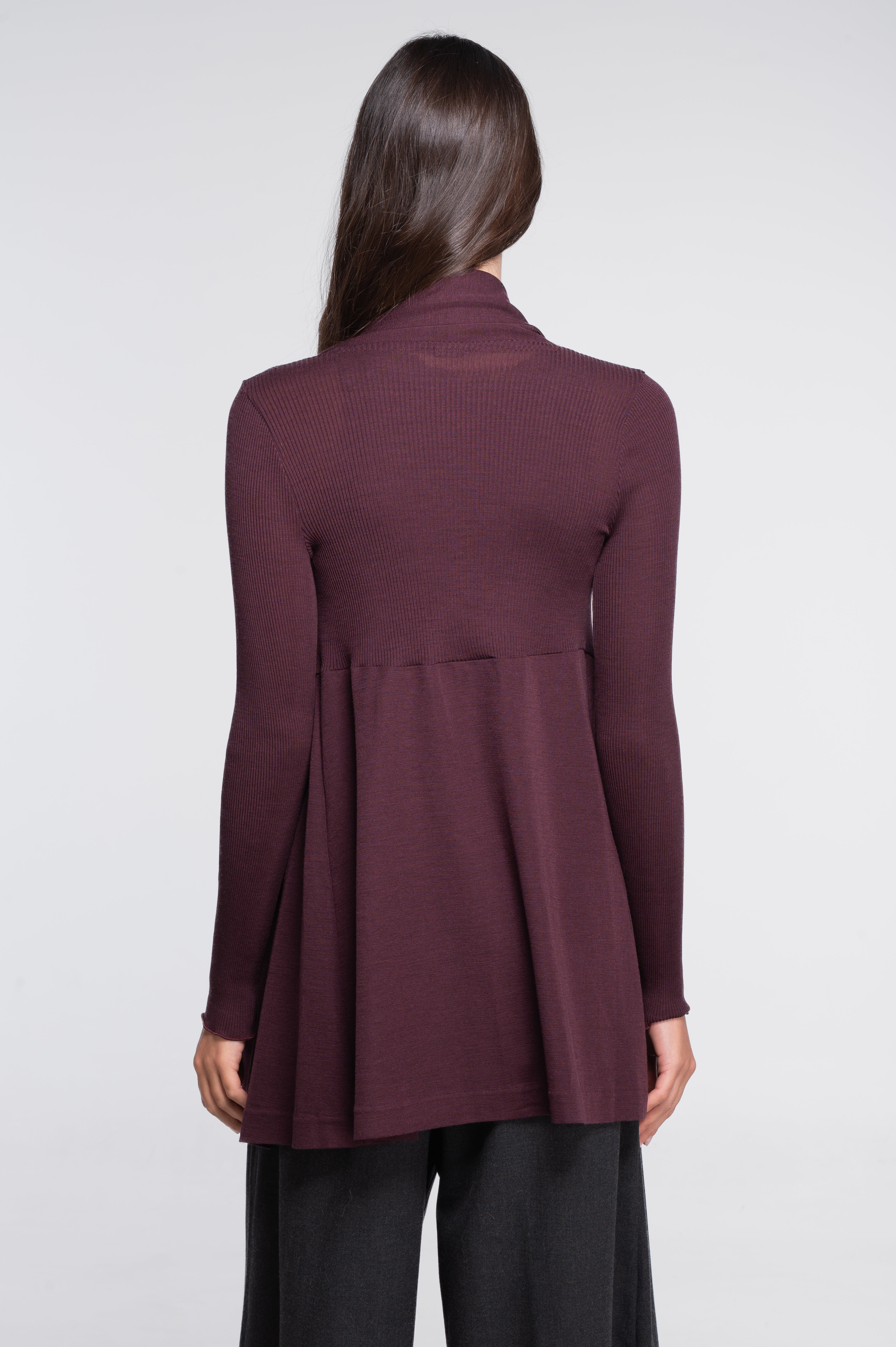 Cardigan Long en Laine et Soie 3463