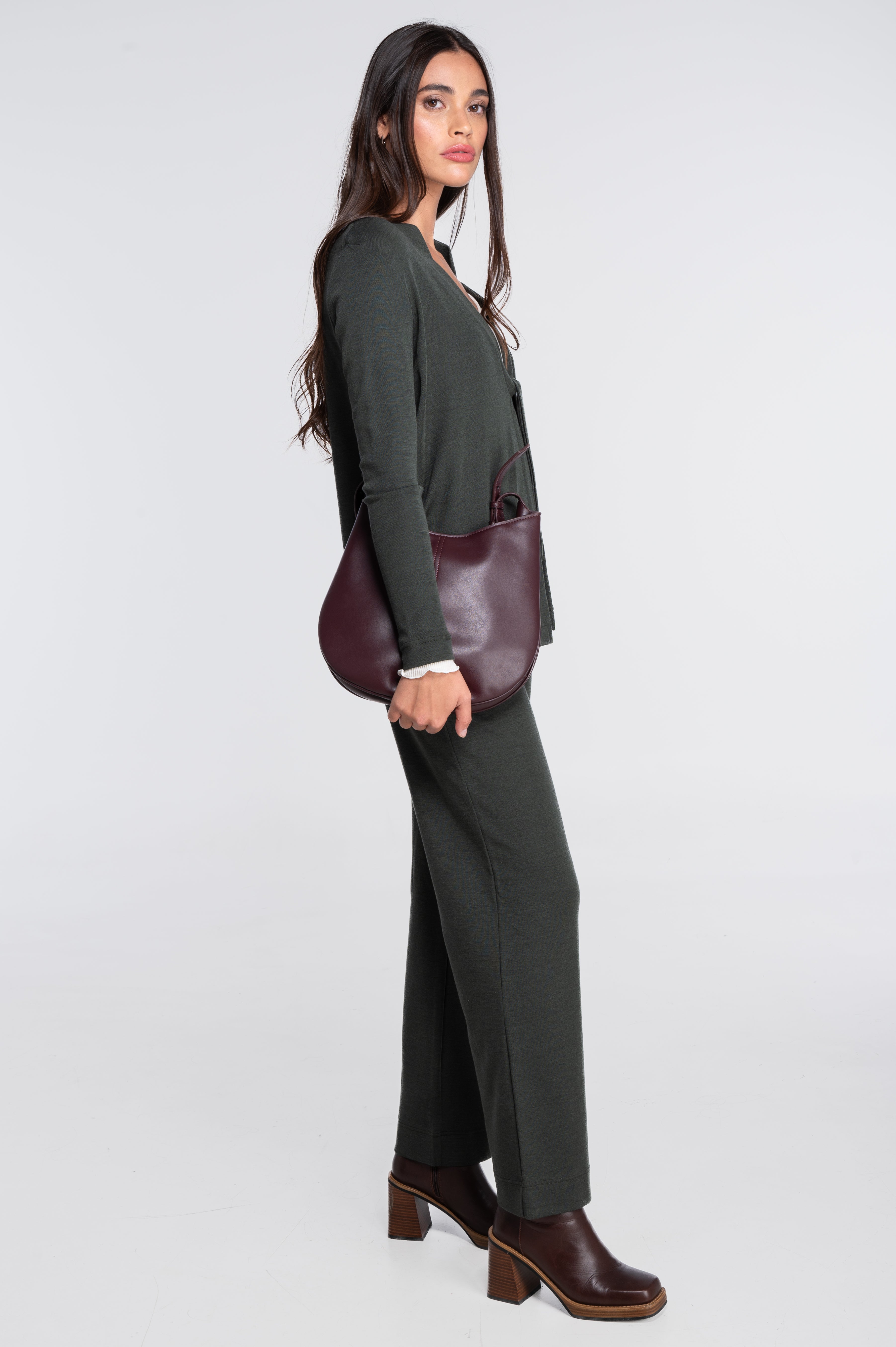 Pantalon en Laine et Soie 5681