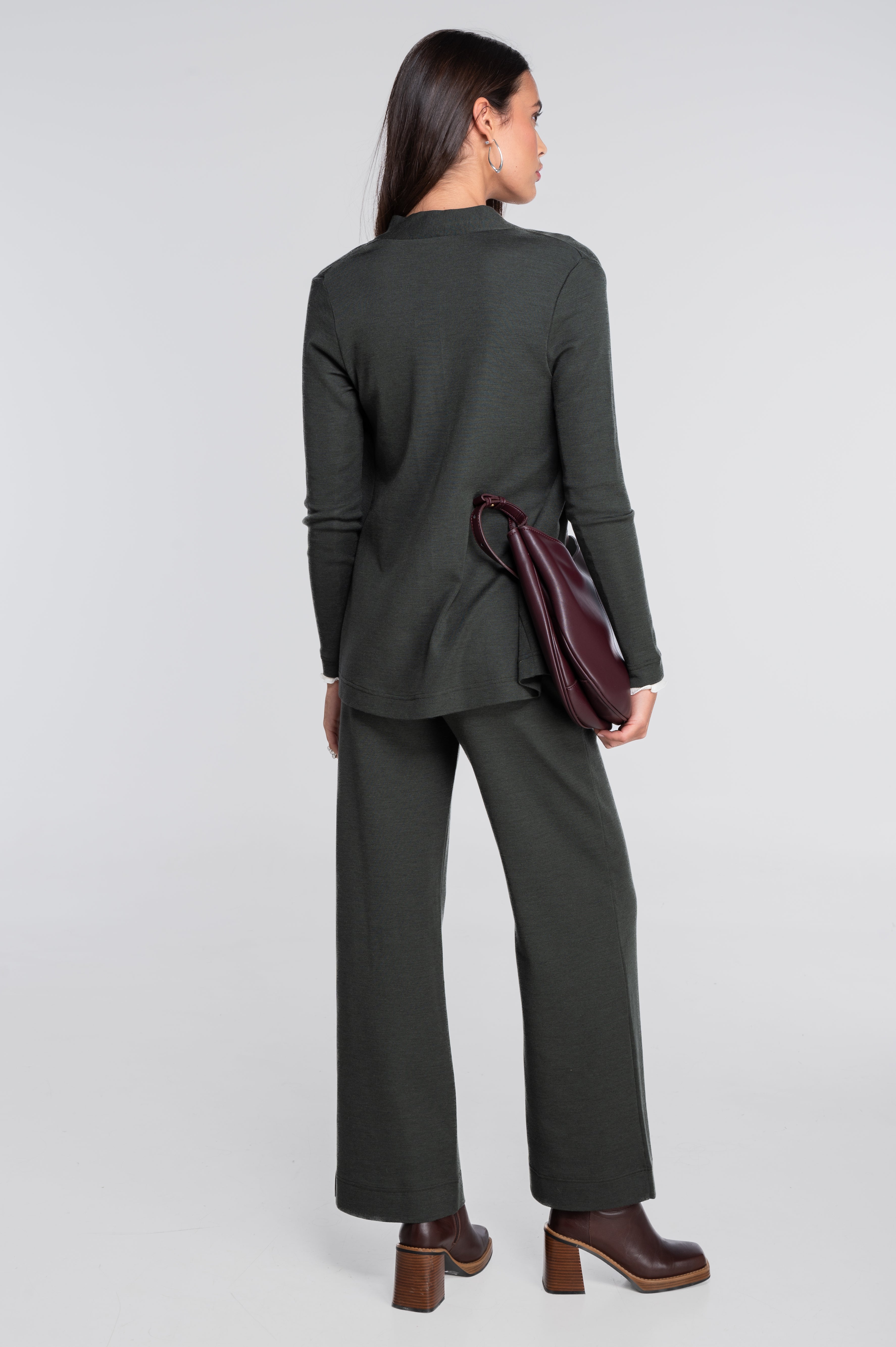 Pantalon en Laine et Soie 5681