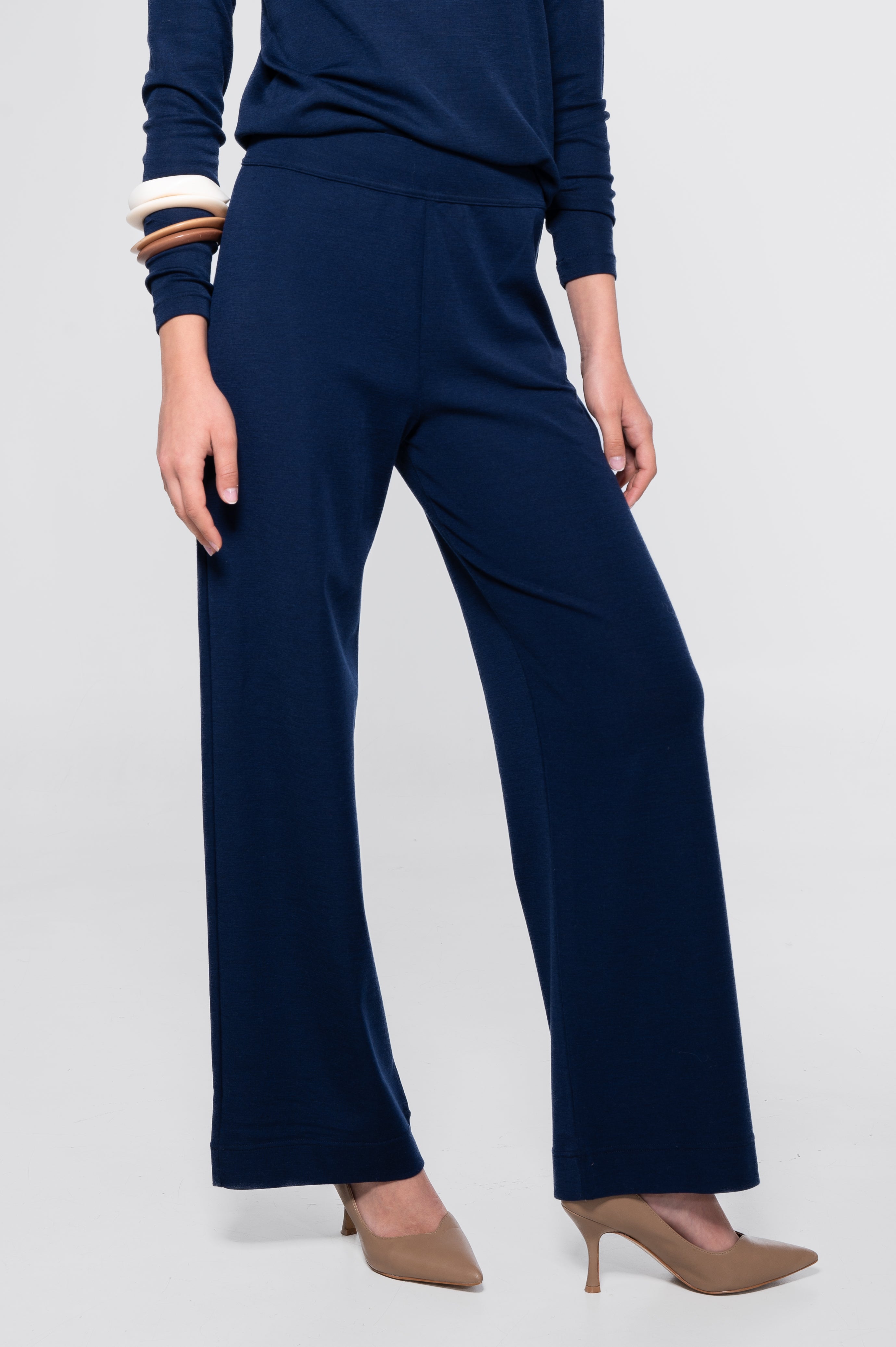 Pantalon en Laine et Soie 5681