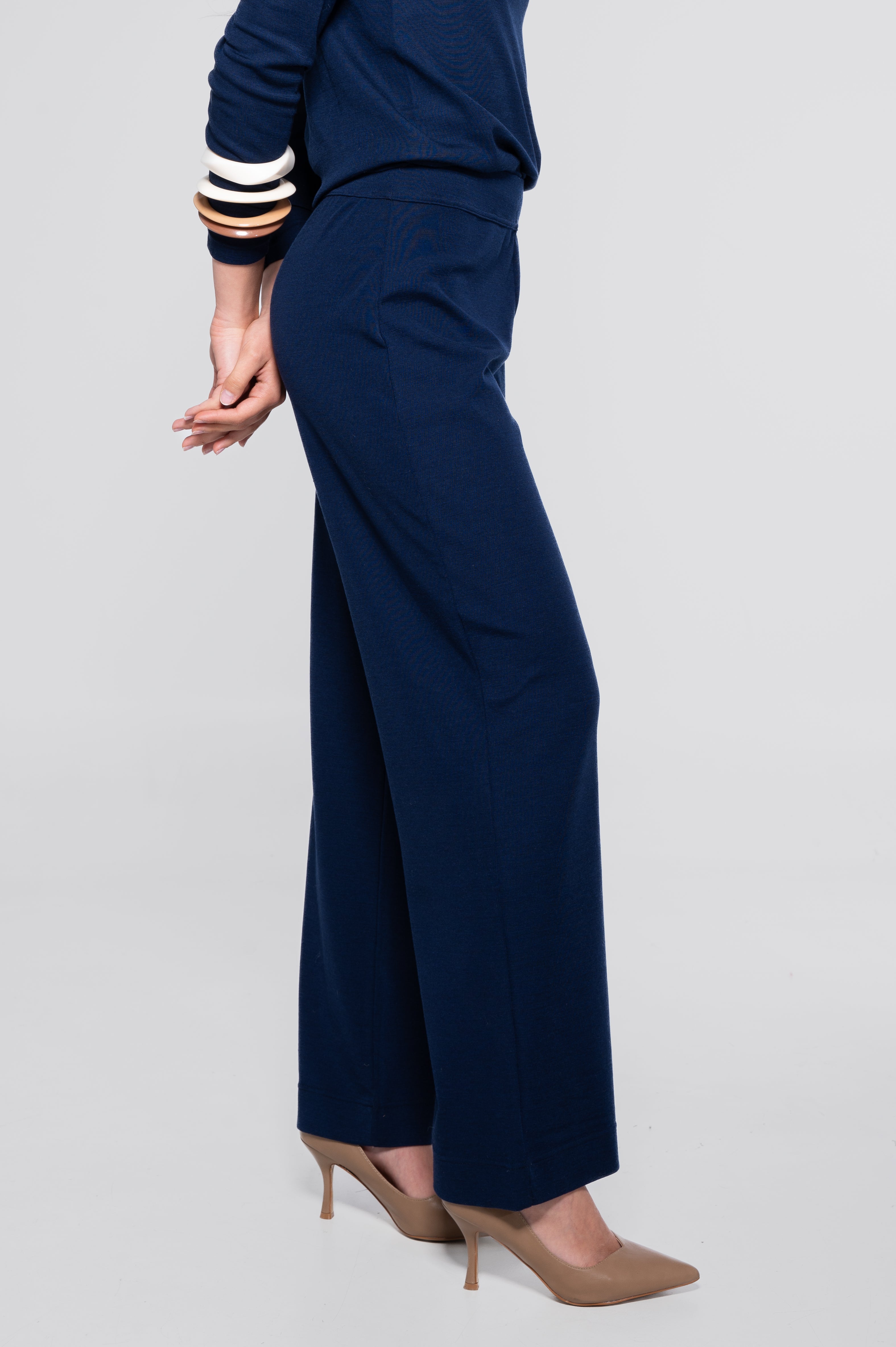 Pantalon en Laine et Soie 5681