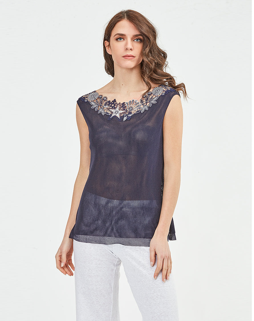 Top 100% Tulle Cotton 5744 - Oscalito