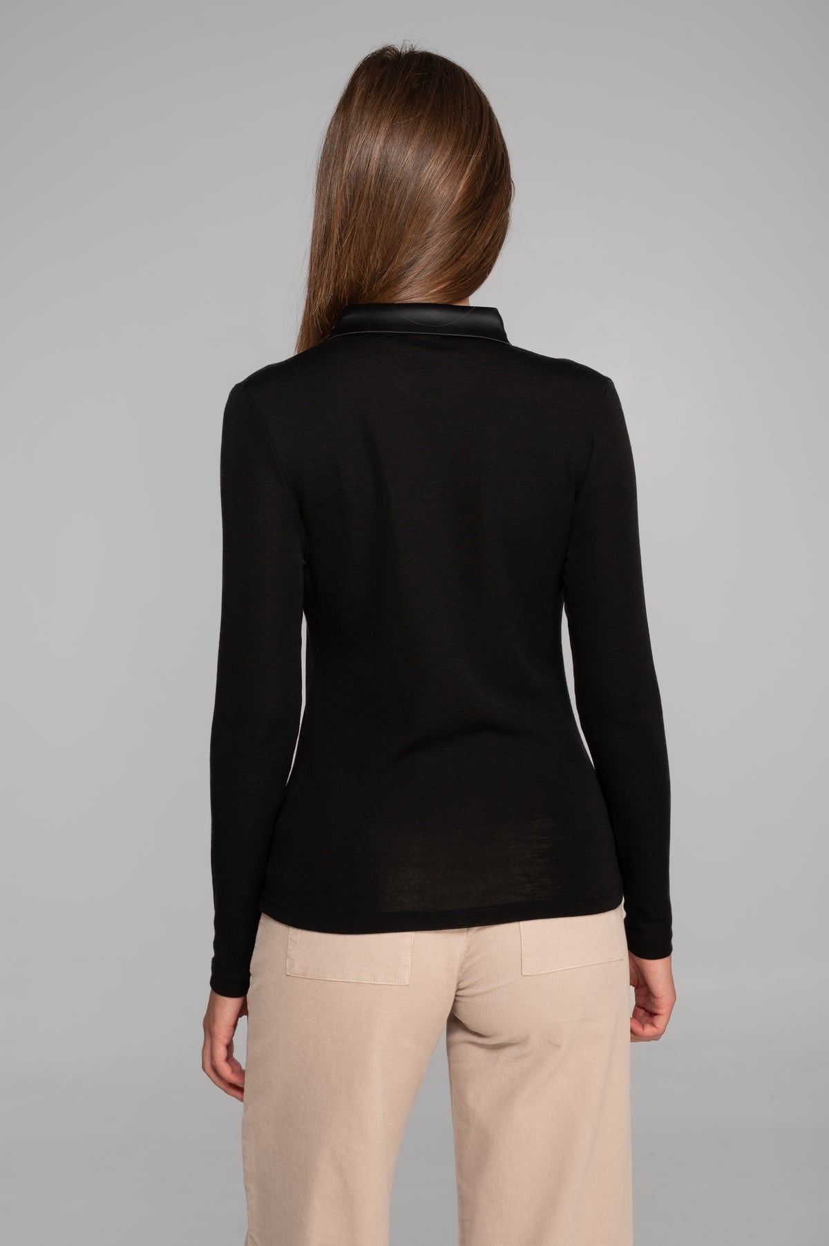 Longsleeves Woman flat Polo-shirt 6352