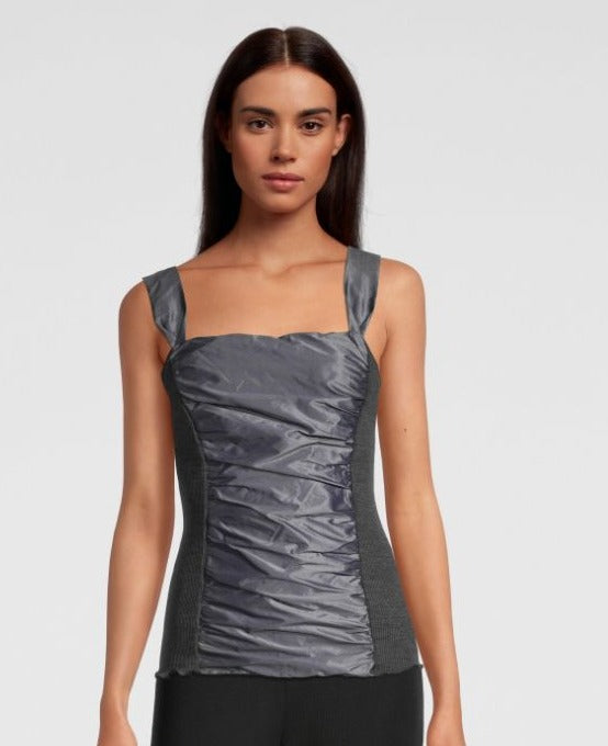 Front Woman Taffetà Top