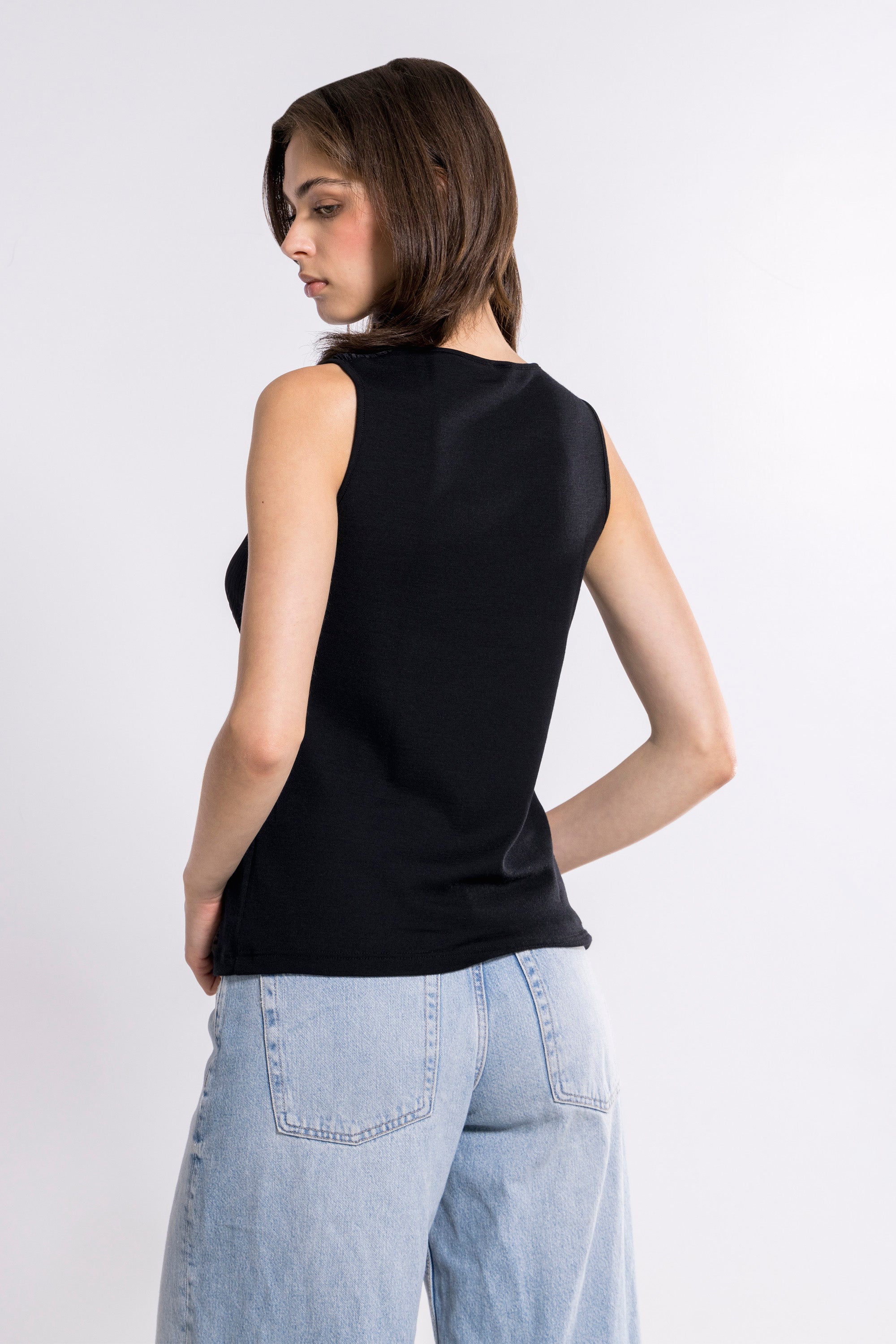 TankTop Woman Wool Silk 6874 - Oscalito
