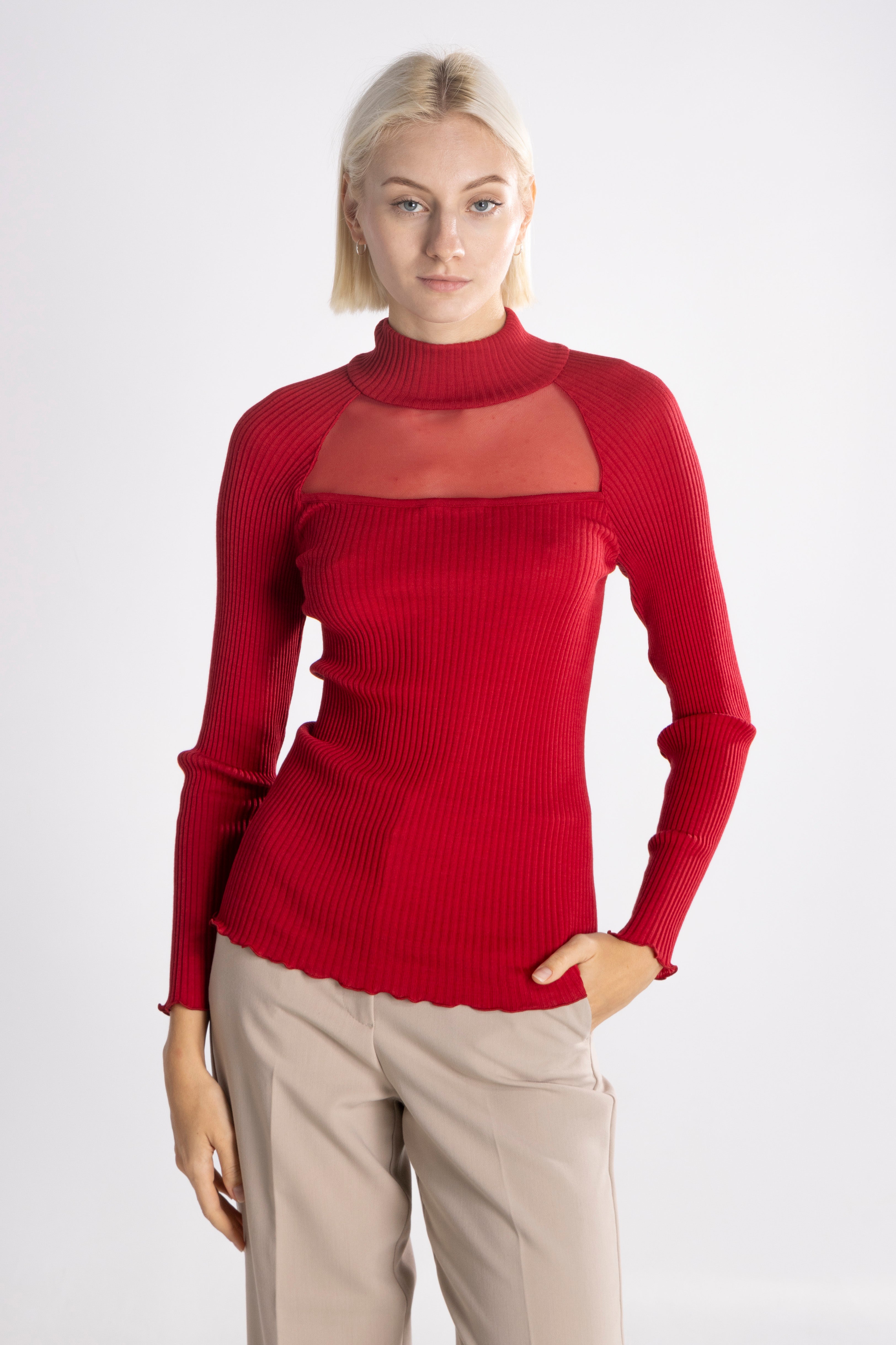 Knitwear Woman70% Wool , 30% Silk 6906 - Oscalito
