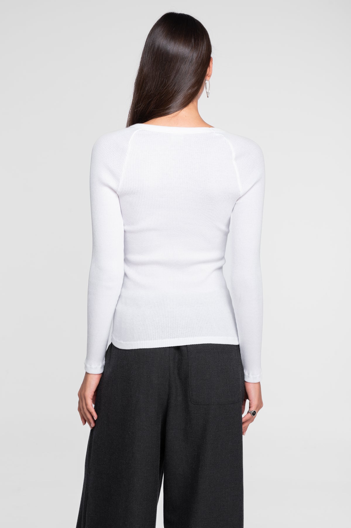 Cotton long sleeves roundneck shirt 7161
