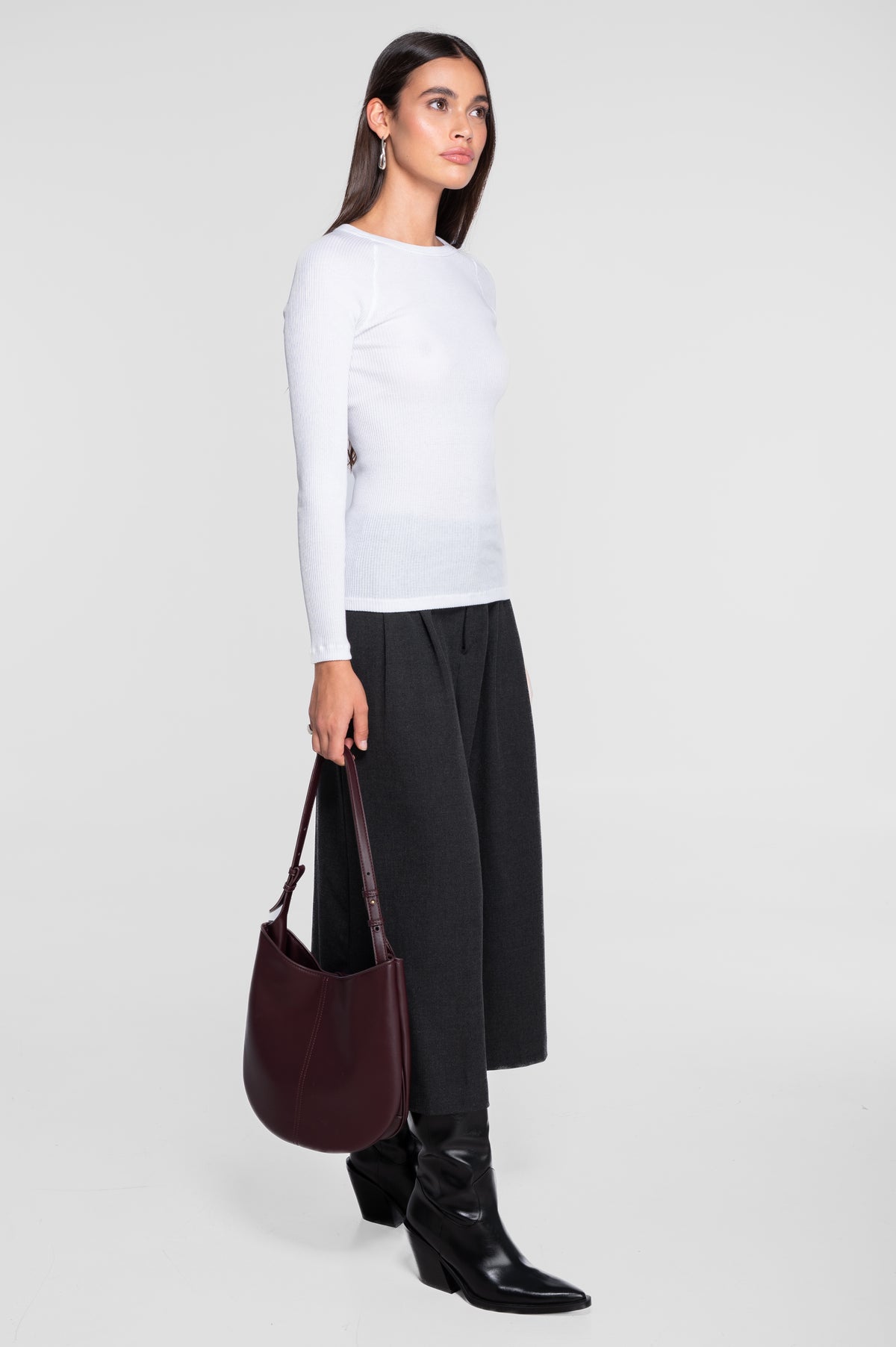 Cotton long sleeves roundneck shirt 7161