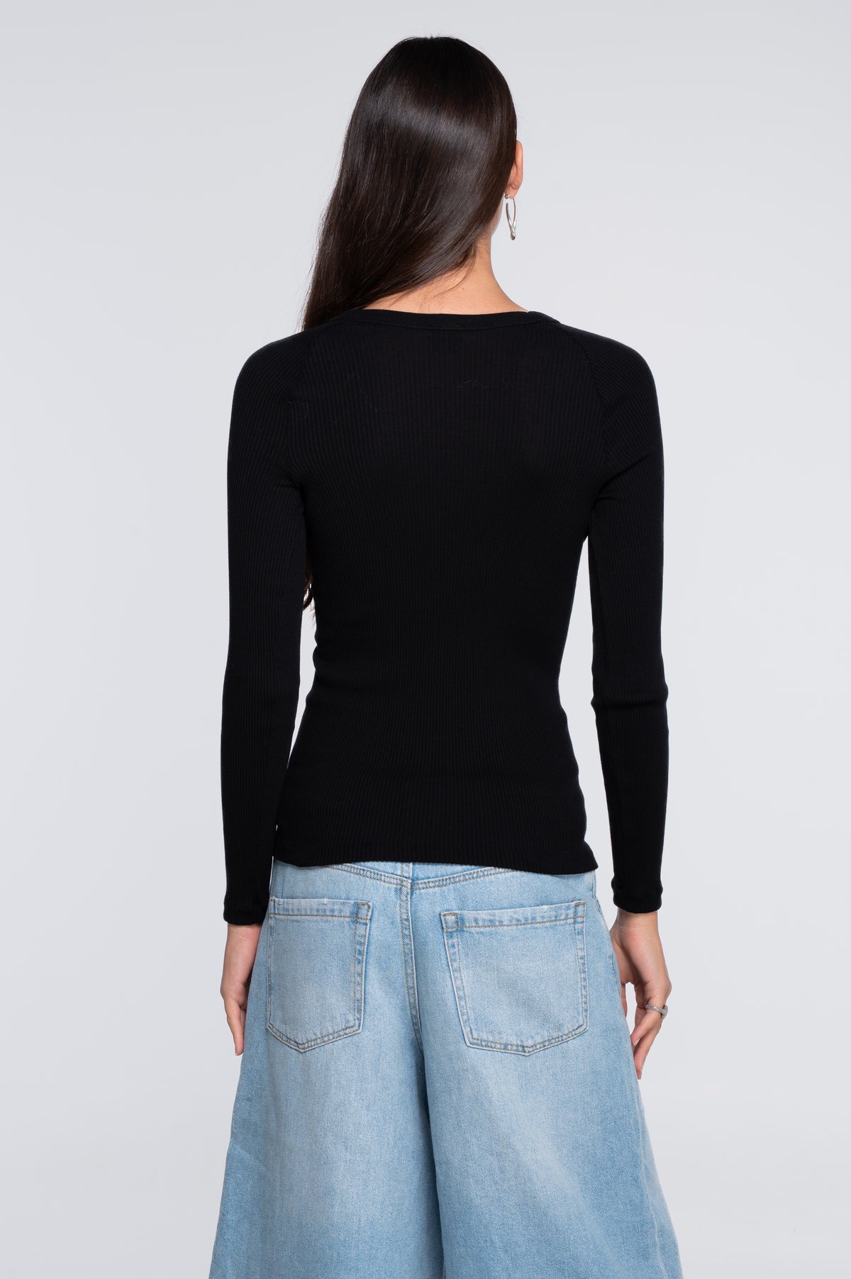 Cotton long sleeves roundneck shirt 7161