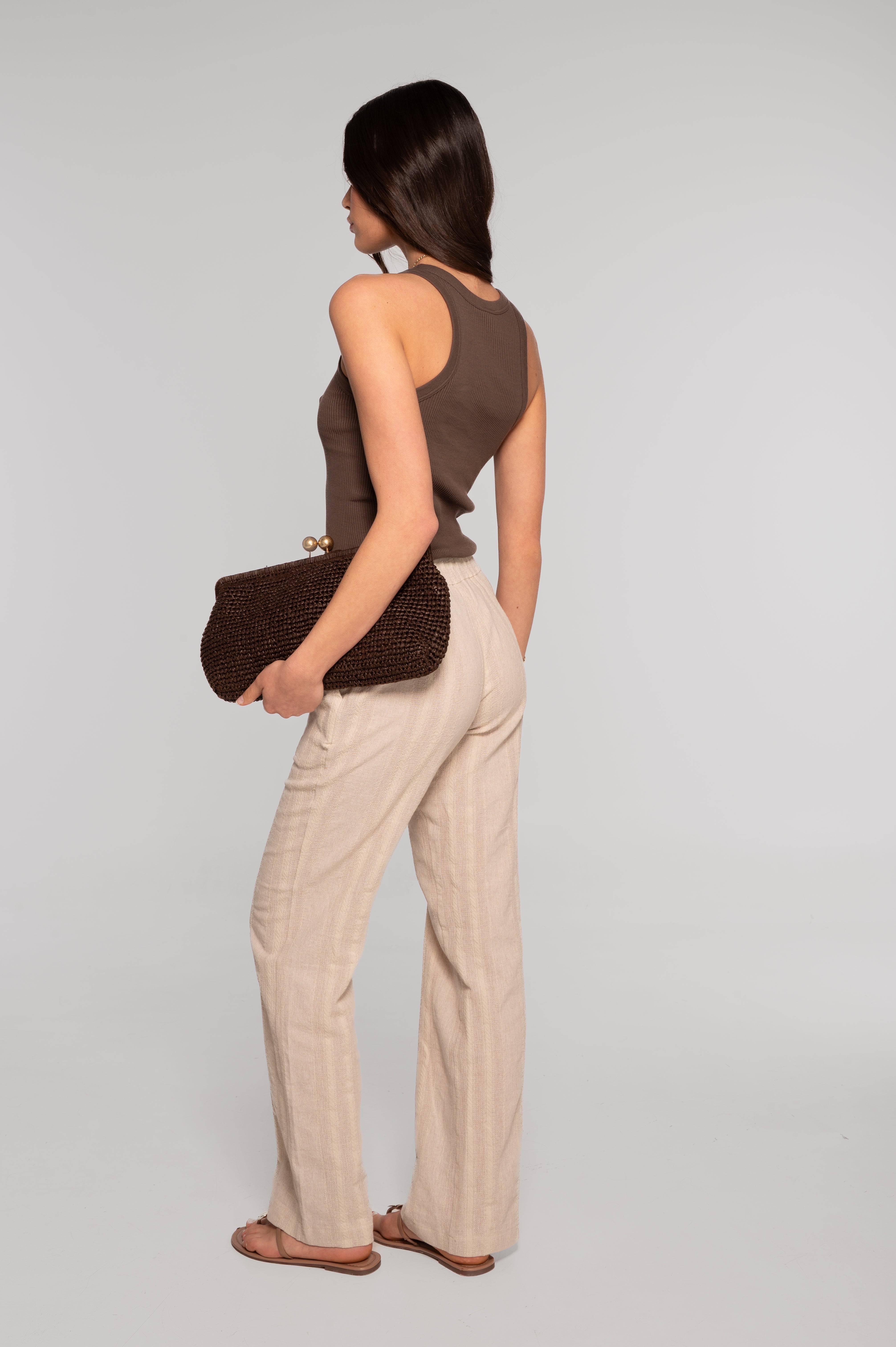 Cotton halterneck top 7165