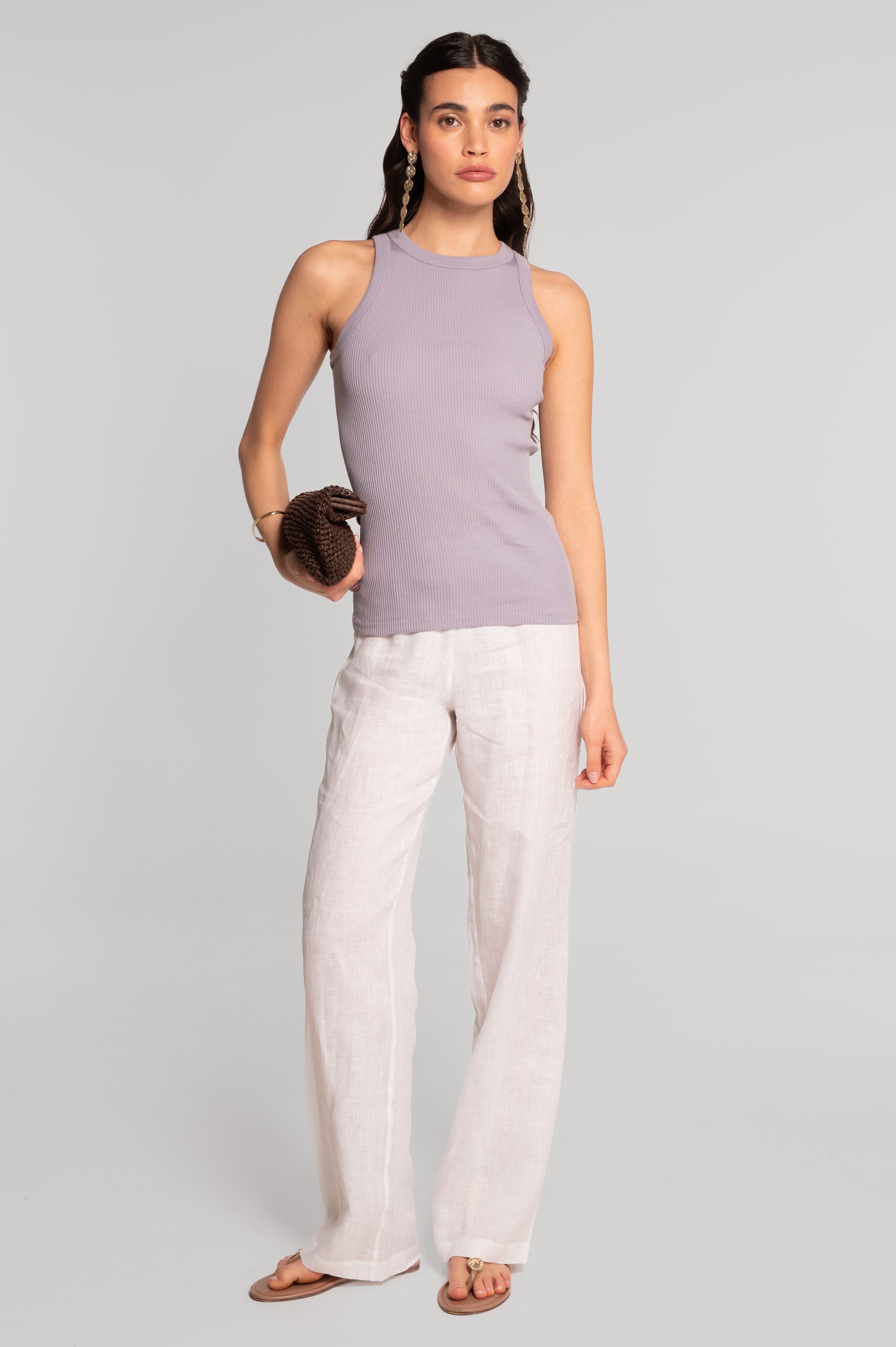 Cotton halterneck top 7165