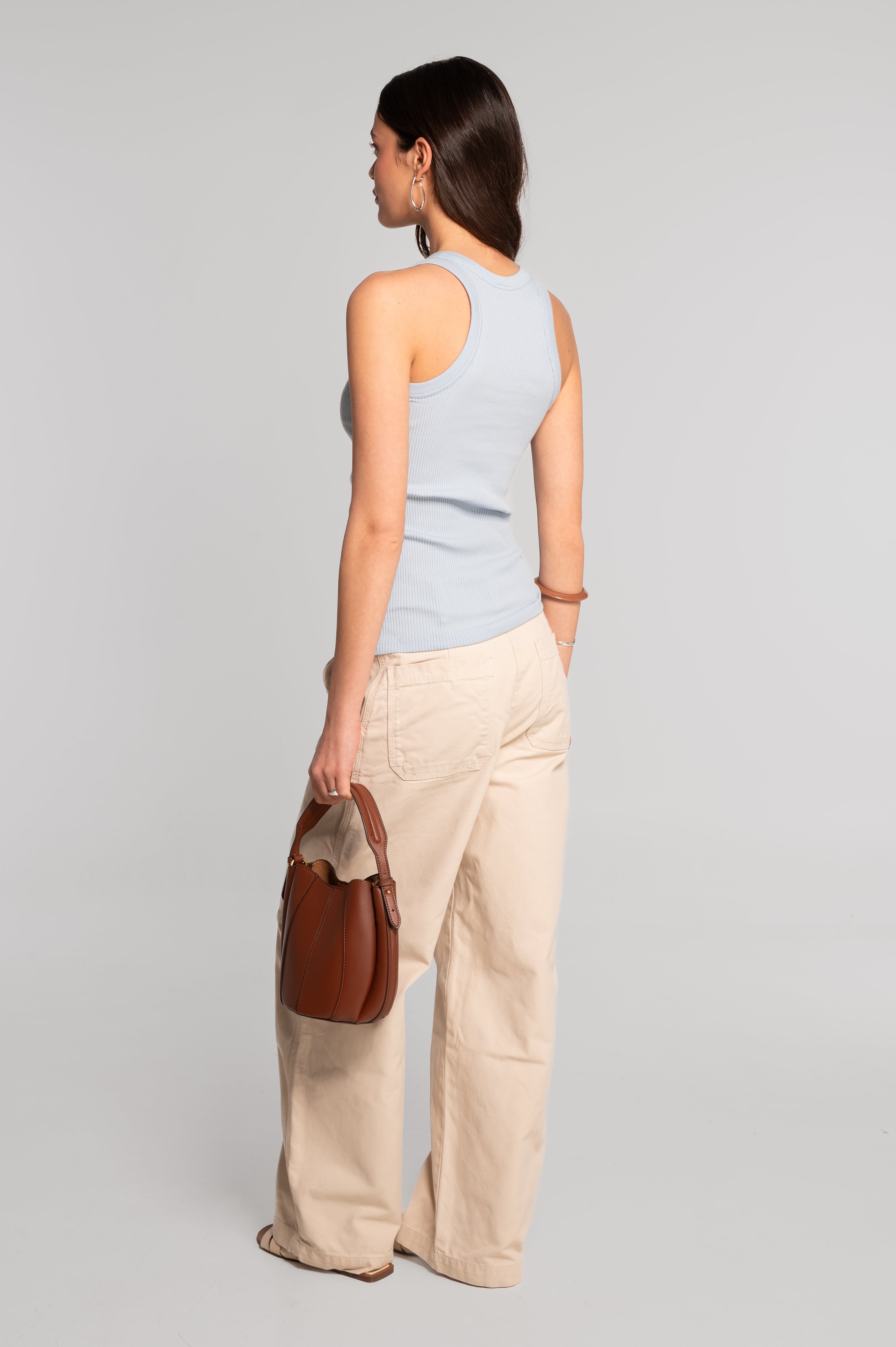 Cotton halterneck top 7165