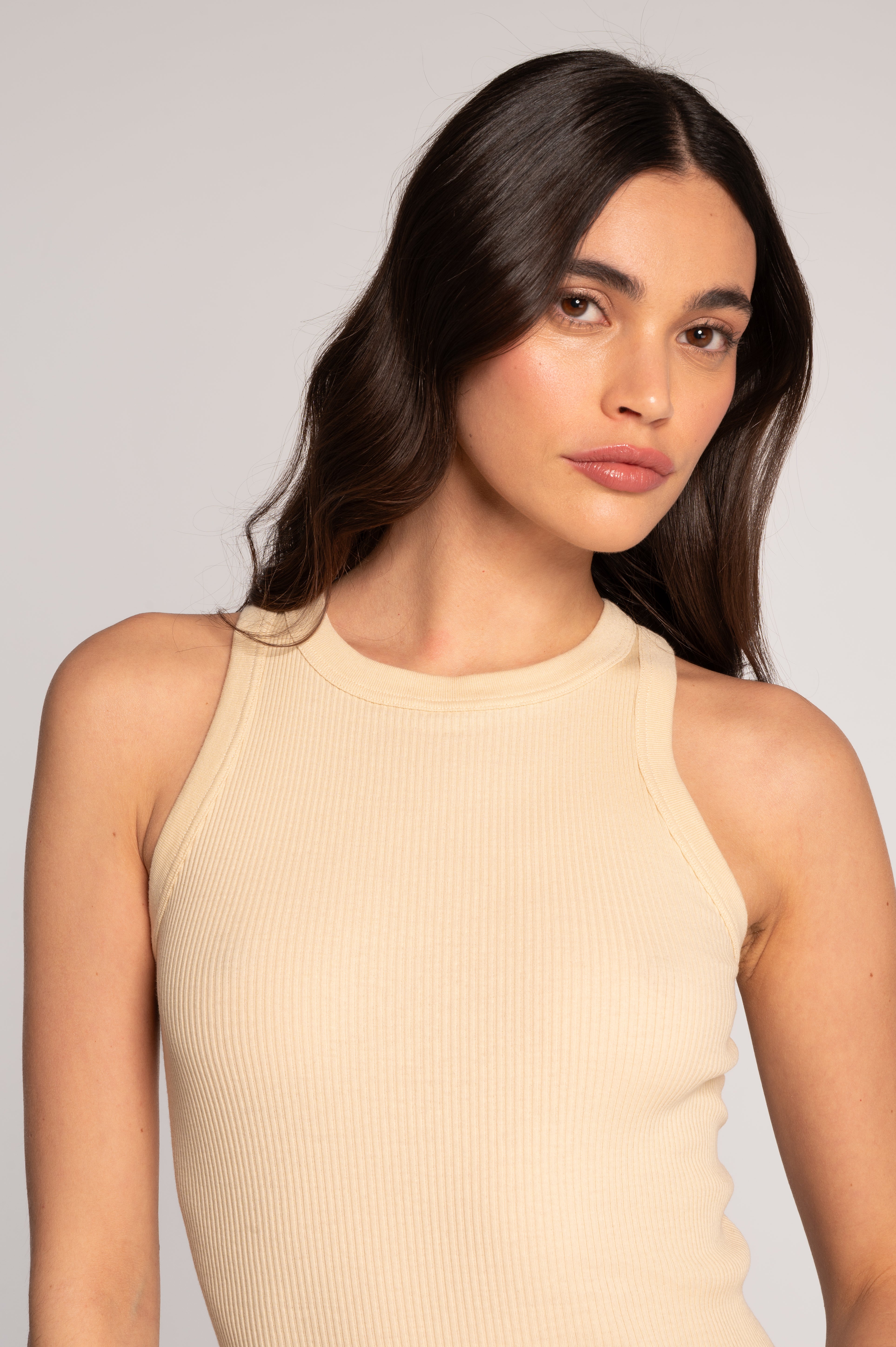 Cotton halterneck top 7165