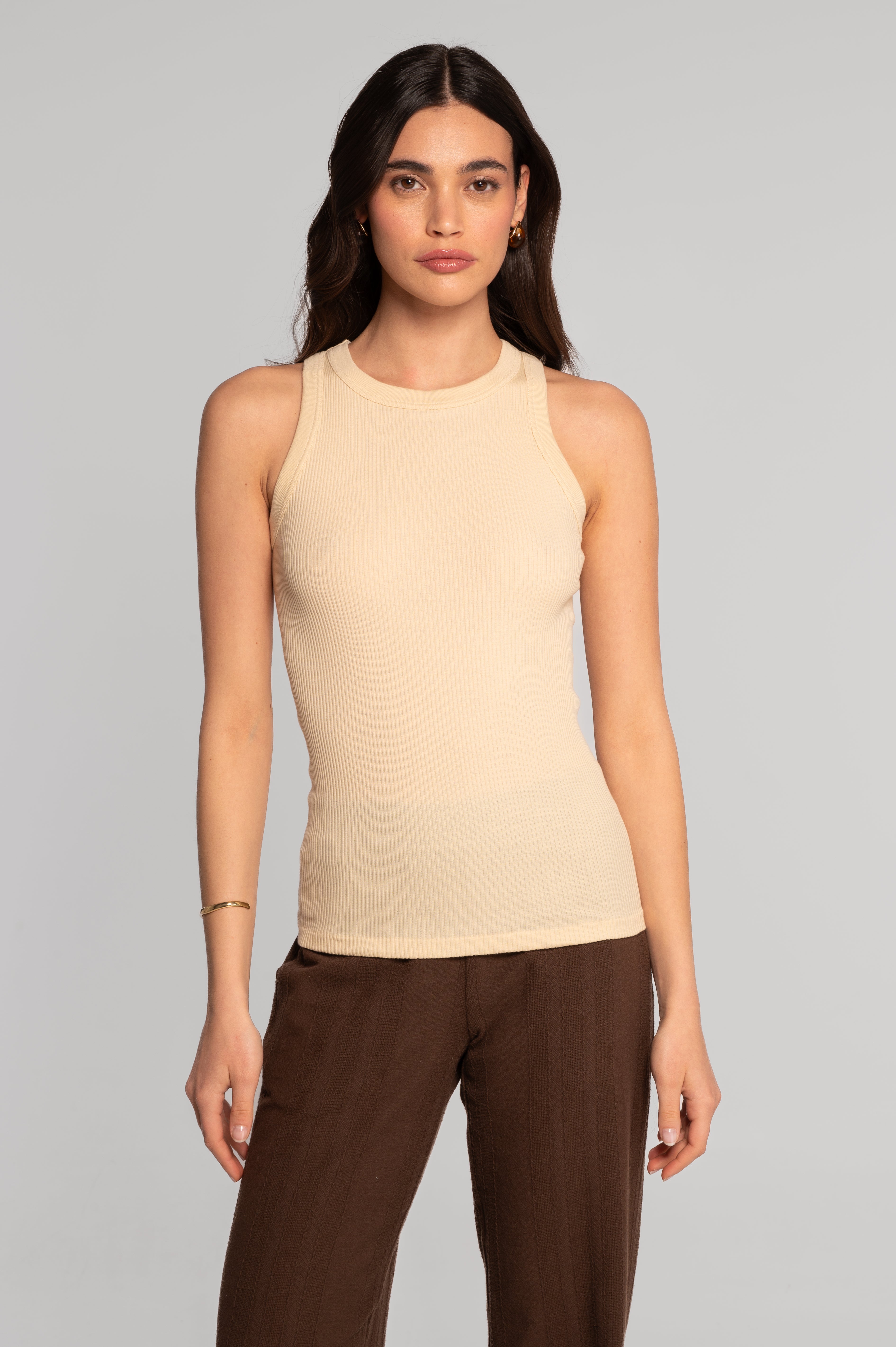 Cotton halterneck top 7165