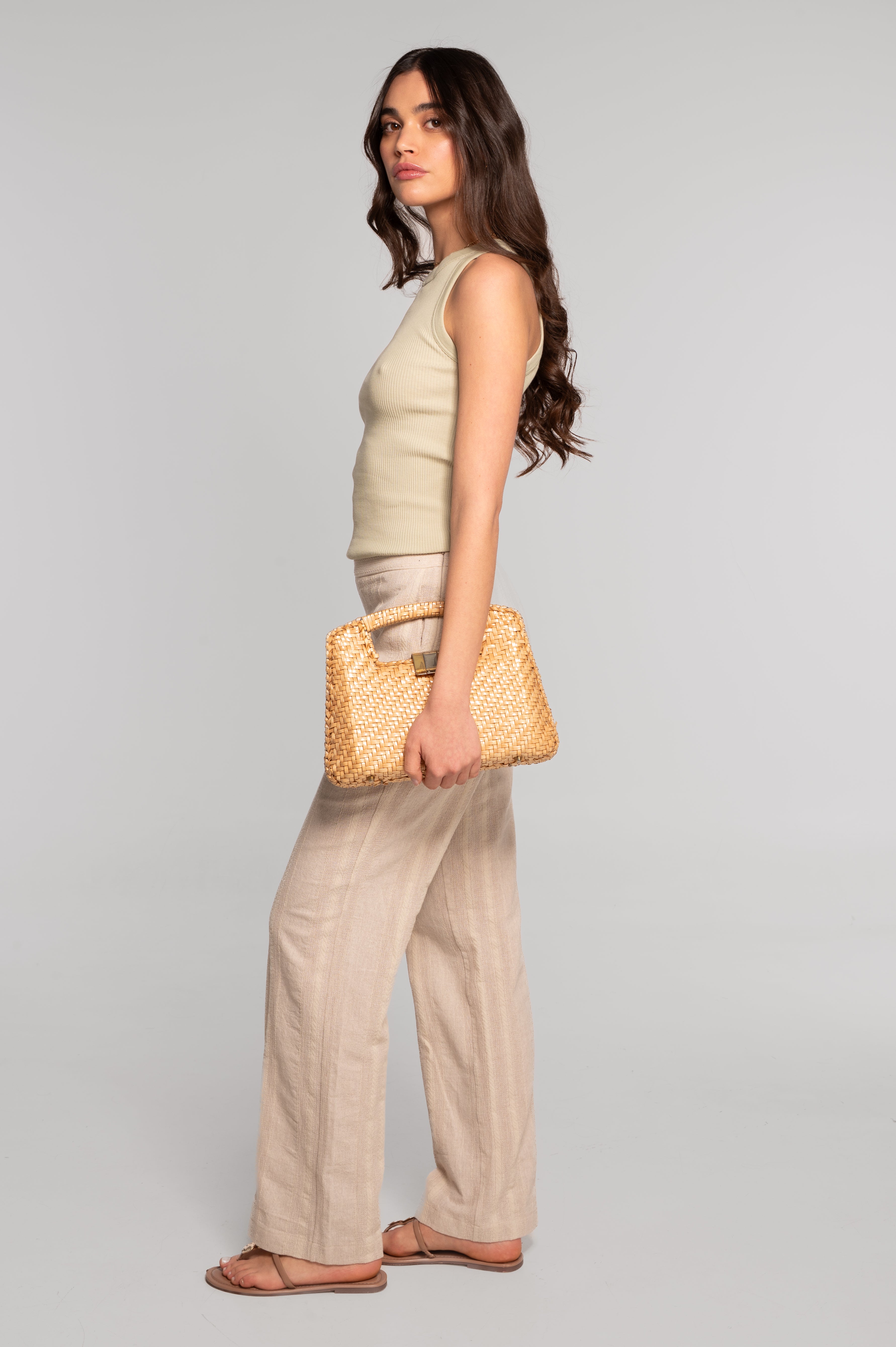 Cotton halterneck top 7165