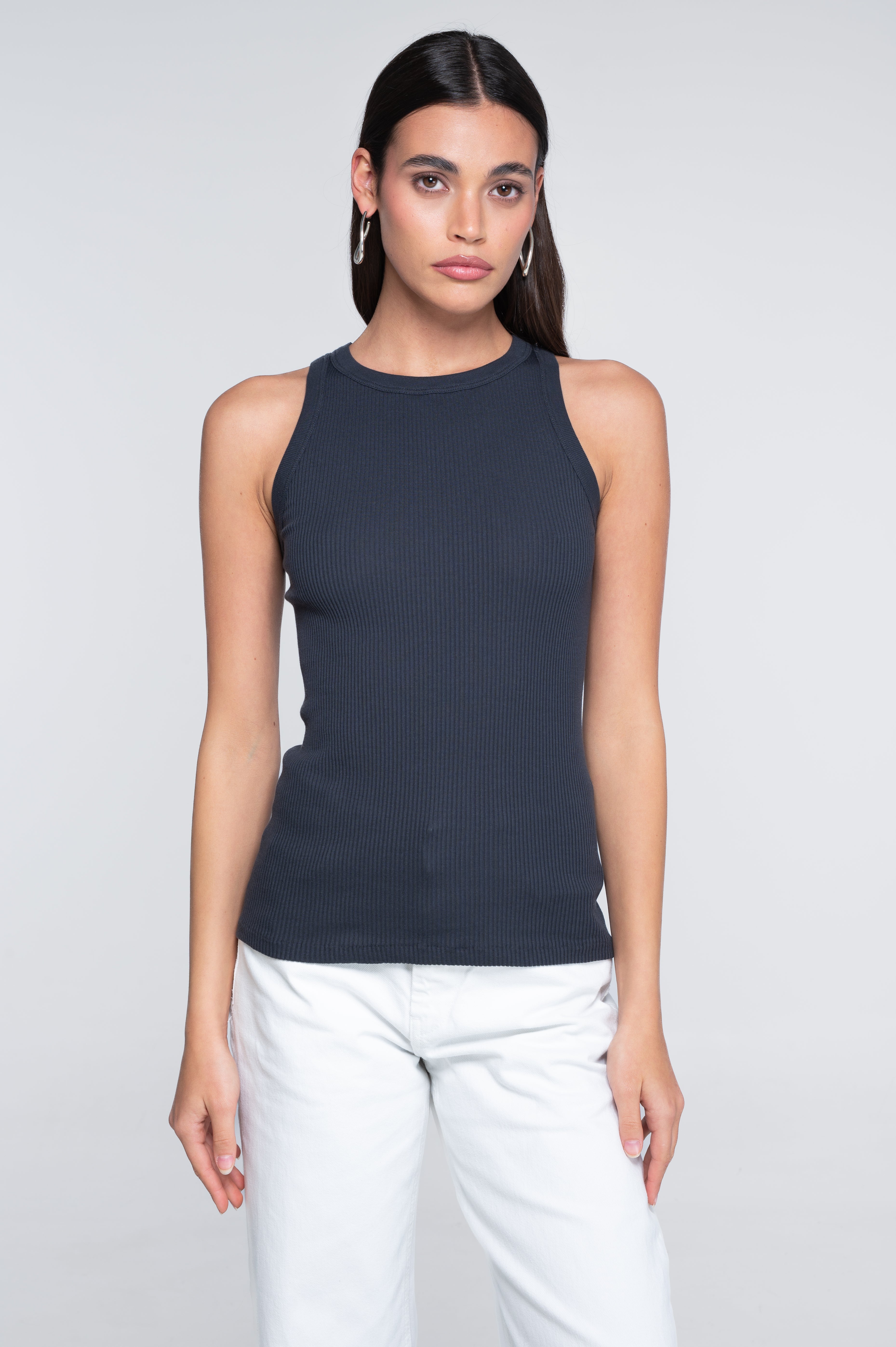 Cotton halterneck top 7165