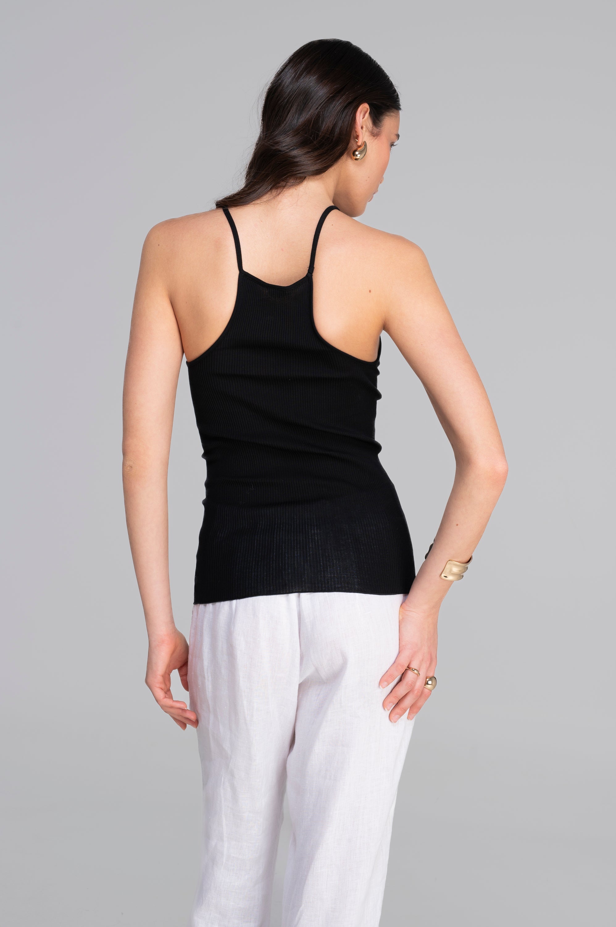 Filoscozia halter neck top with chantilly lace 7525