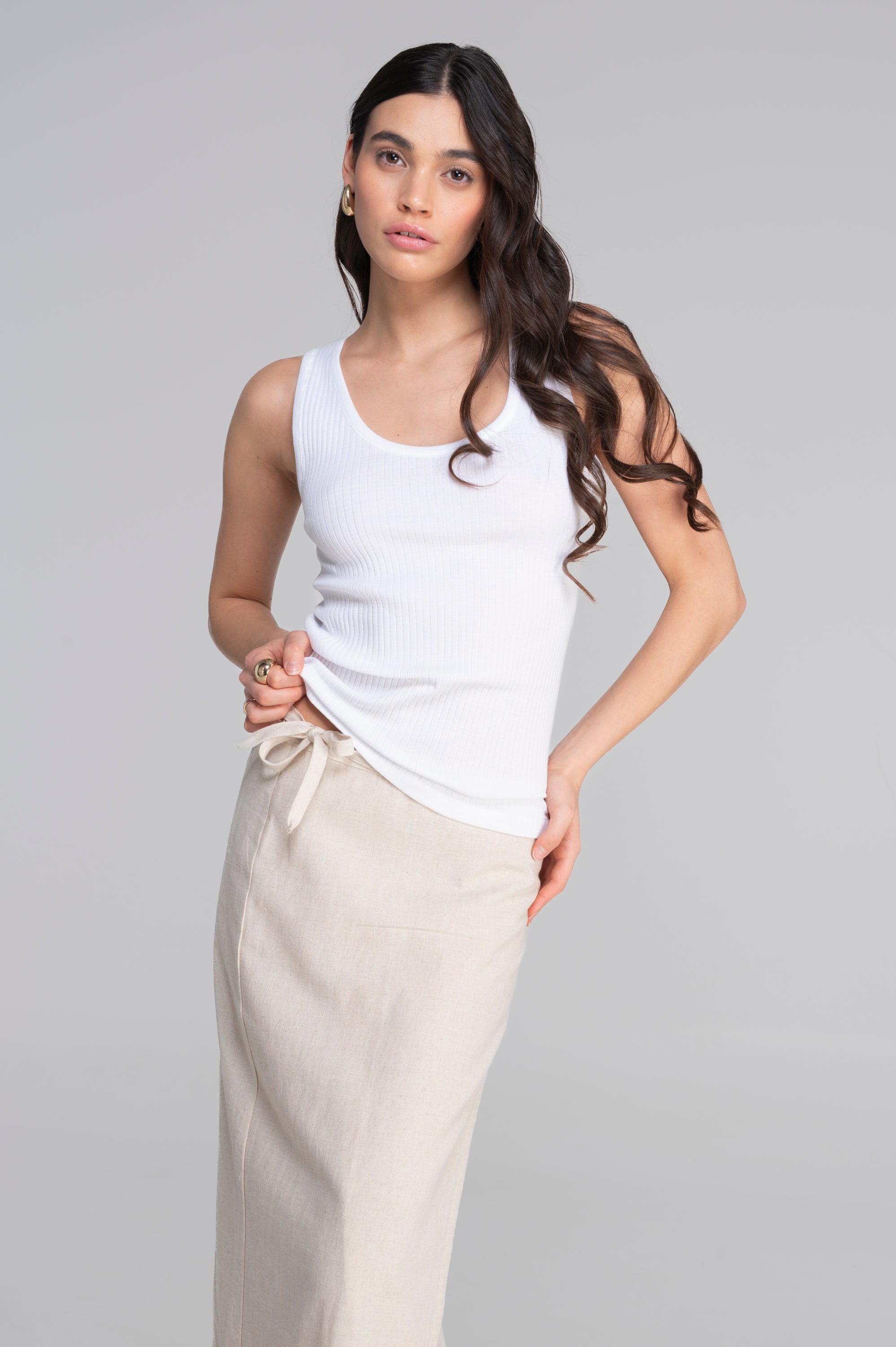 Cotton tank top 7561