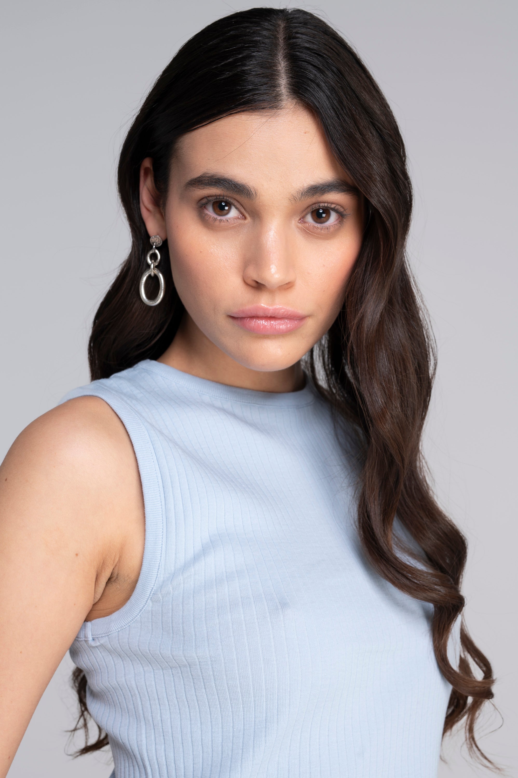 Cotton round neck top 7562