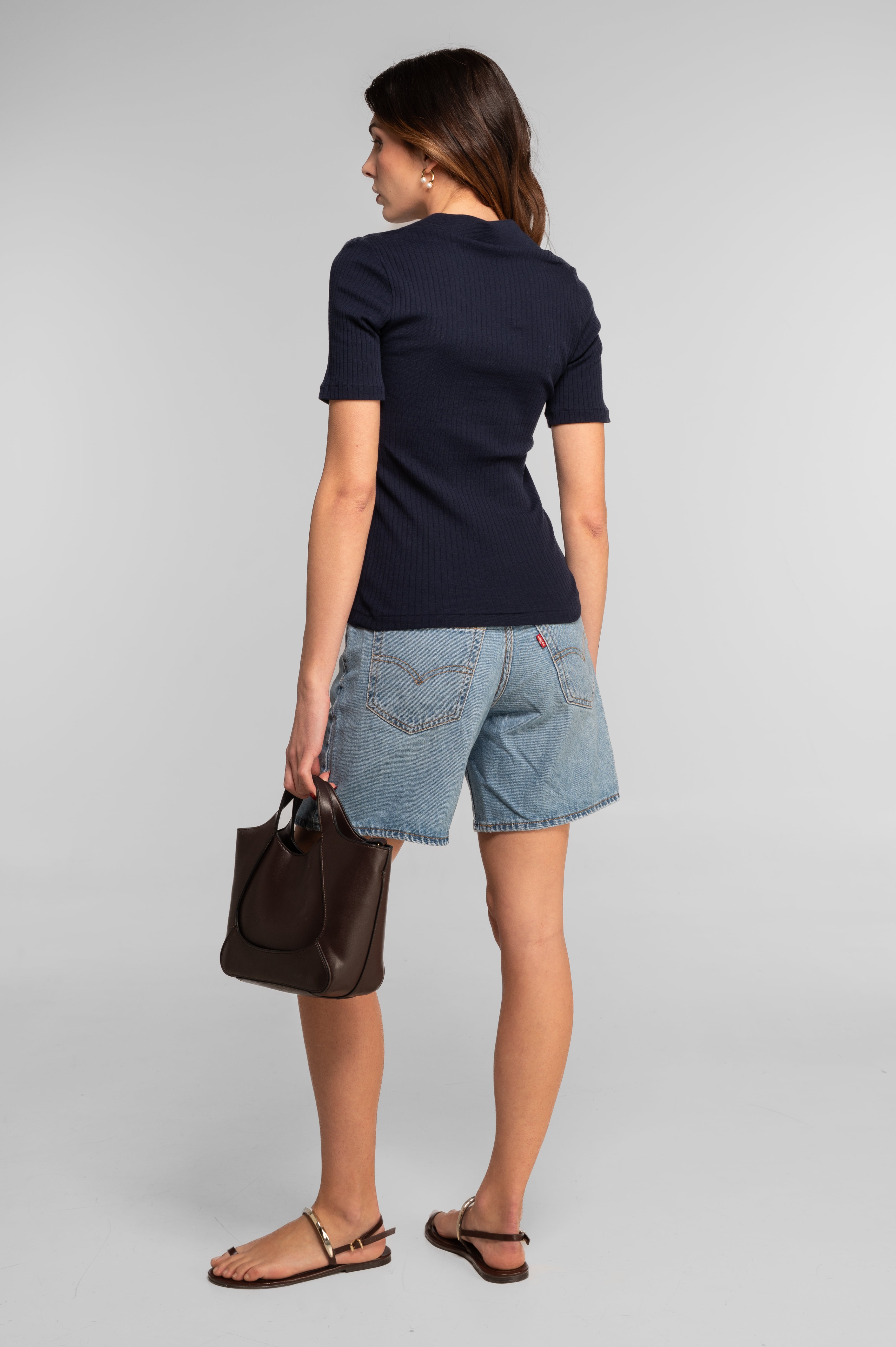 Cotton short sleeves polo shirt 7566