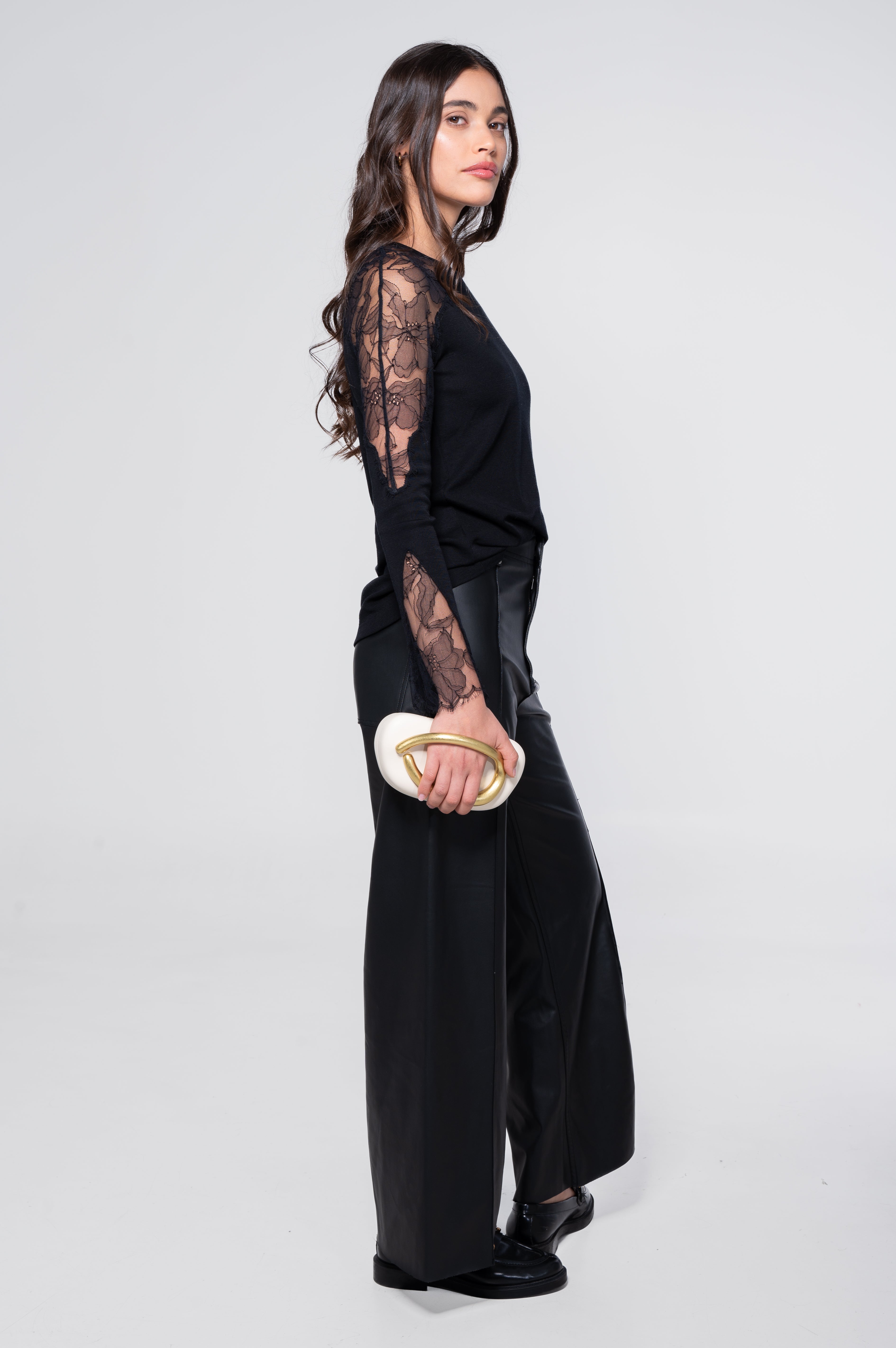 Longsleeves Woman70% Wool , 30% Silk 7603