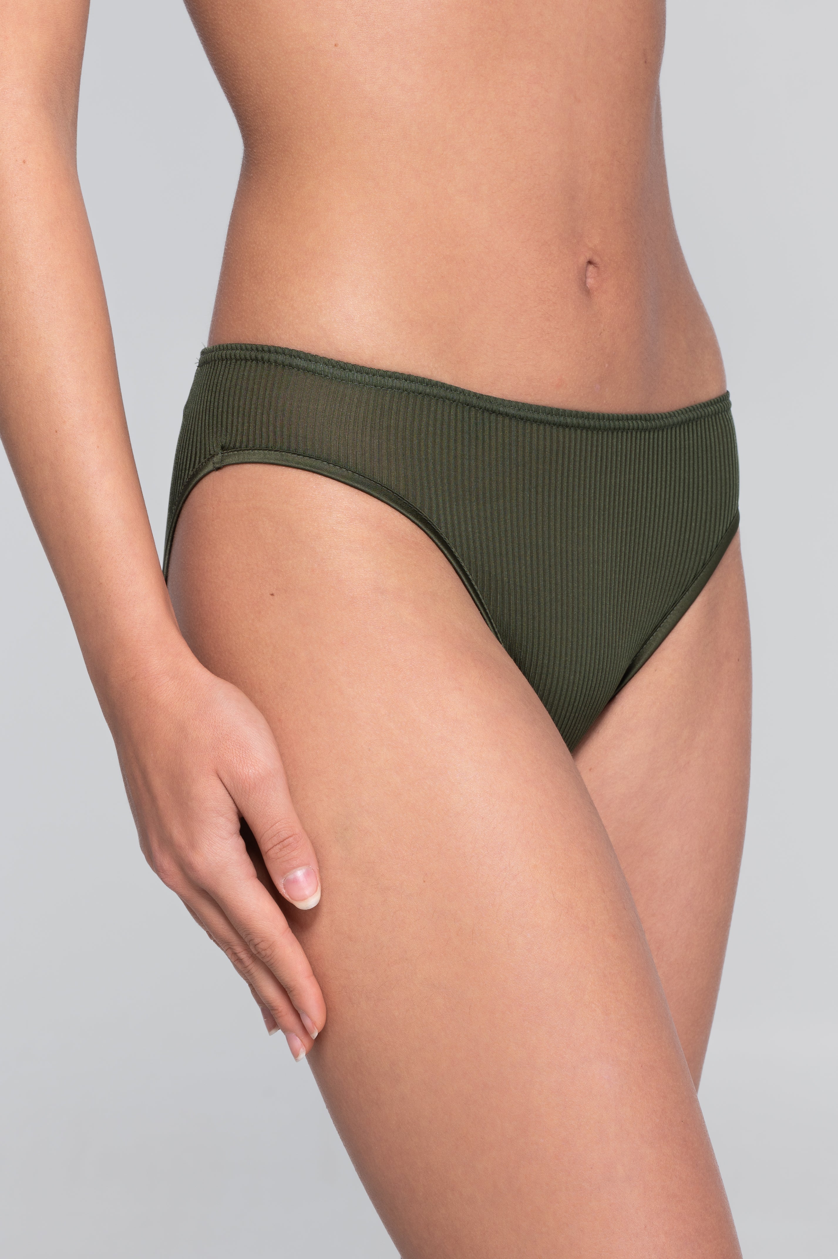 Slip donna vita media in pura organza di seta 9451