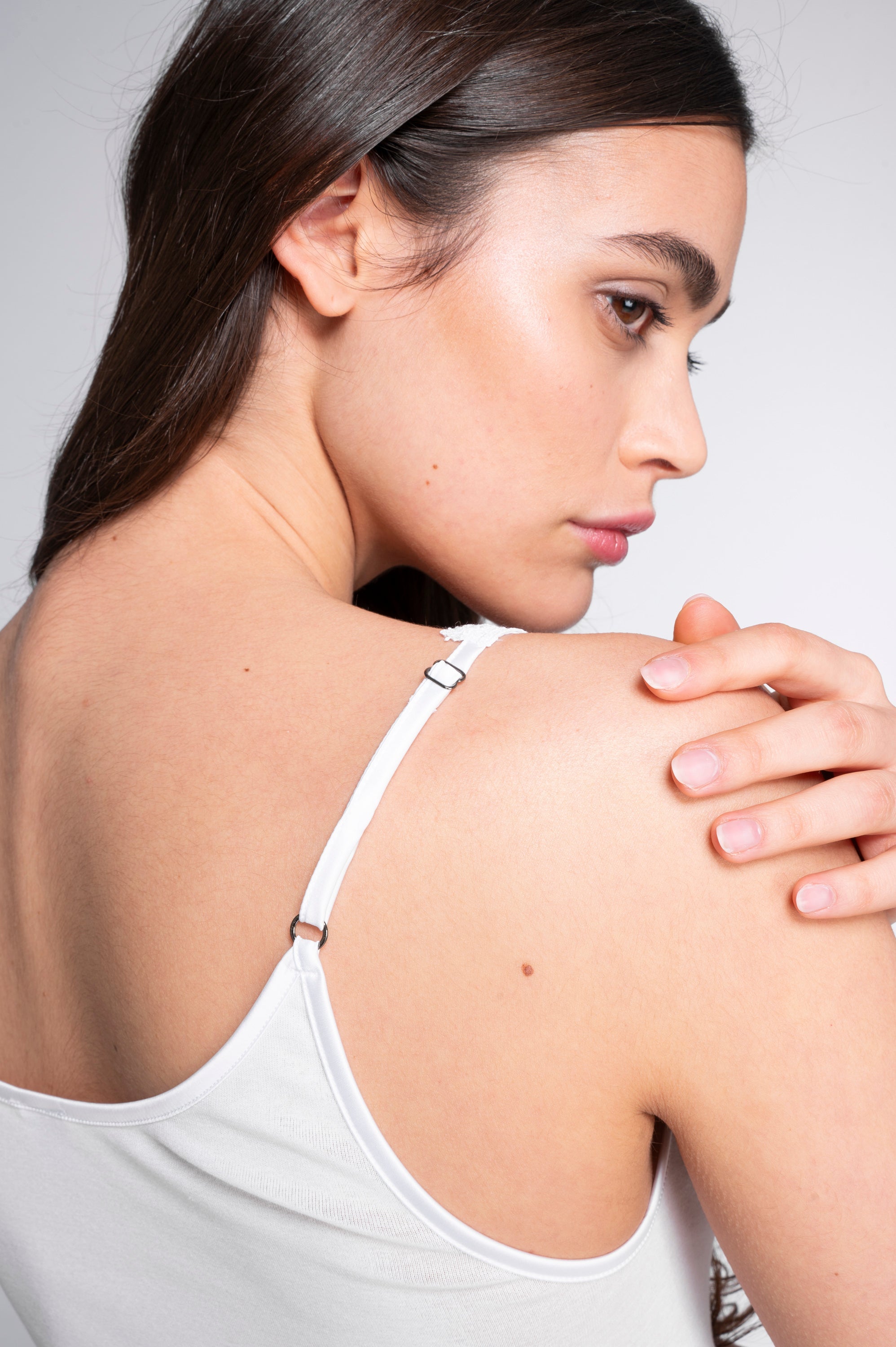 Filoscozia camisole top with macramé trim 7584