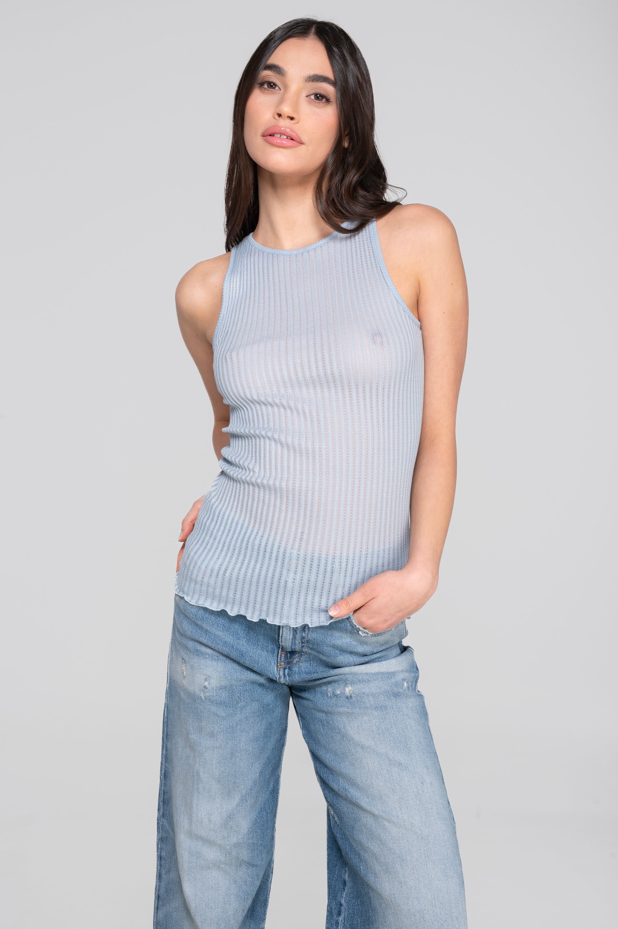 Halter neck top Filoscozia 3119