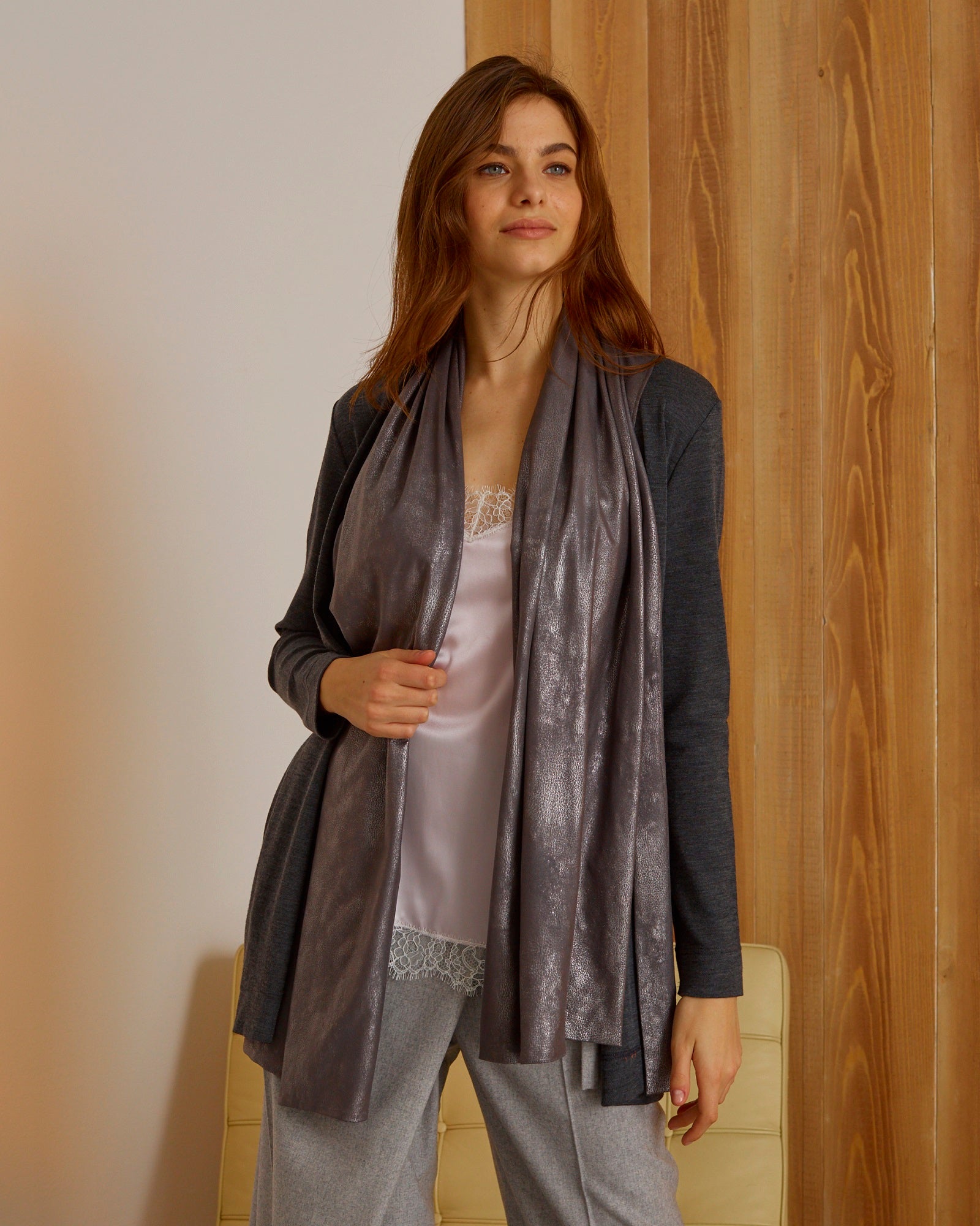 Cardigan Woman Wool and Silk 5688 - Oscalito