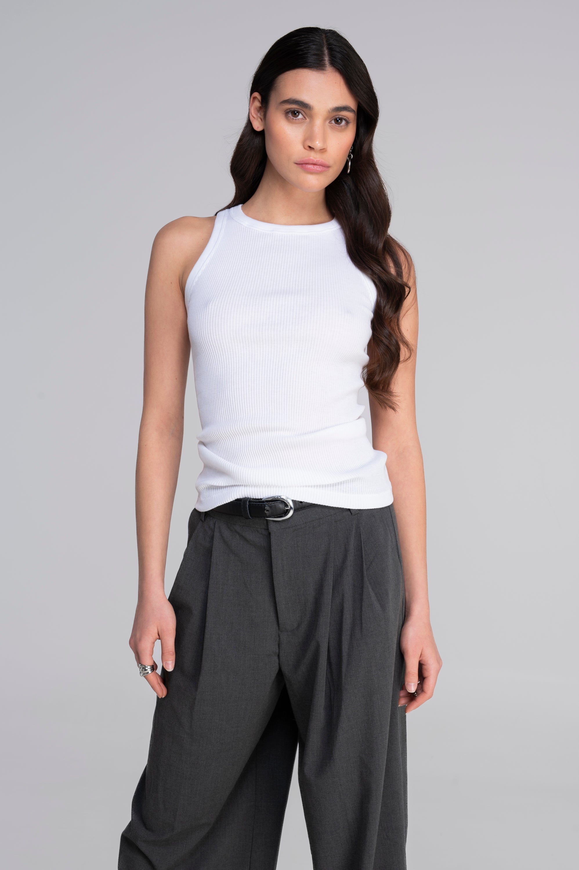 Cotton halterneck top 7165