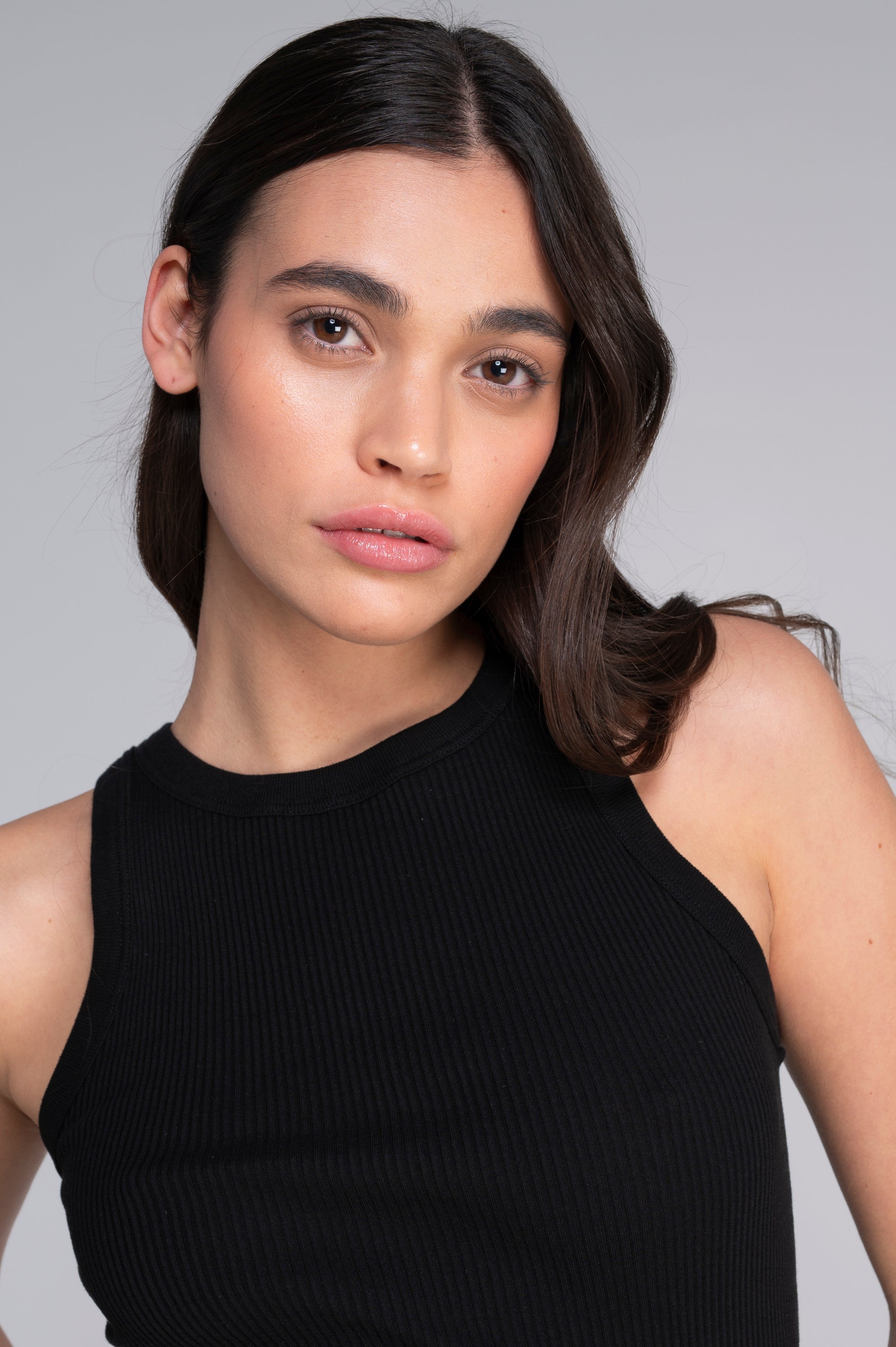 Cotton halterneck top 7165