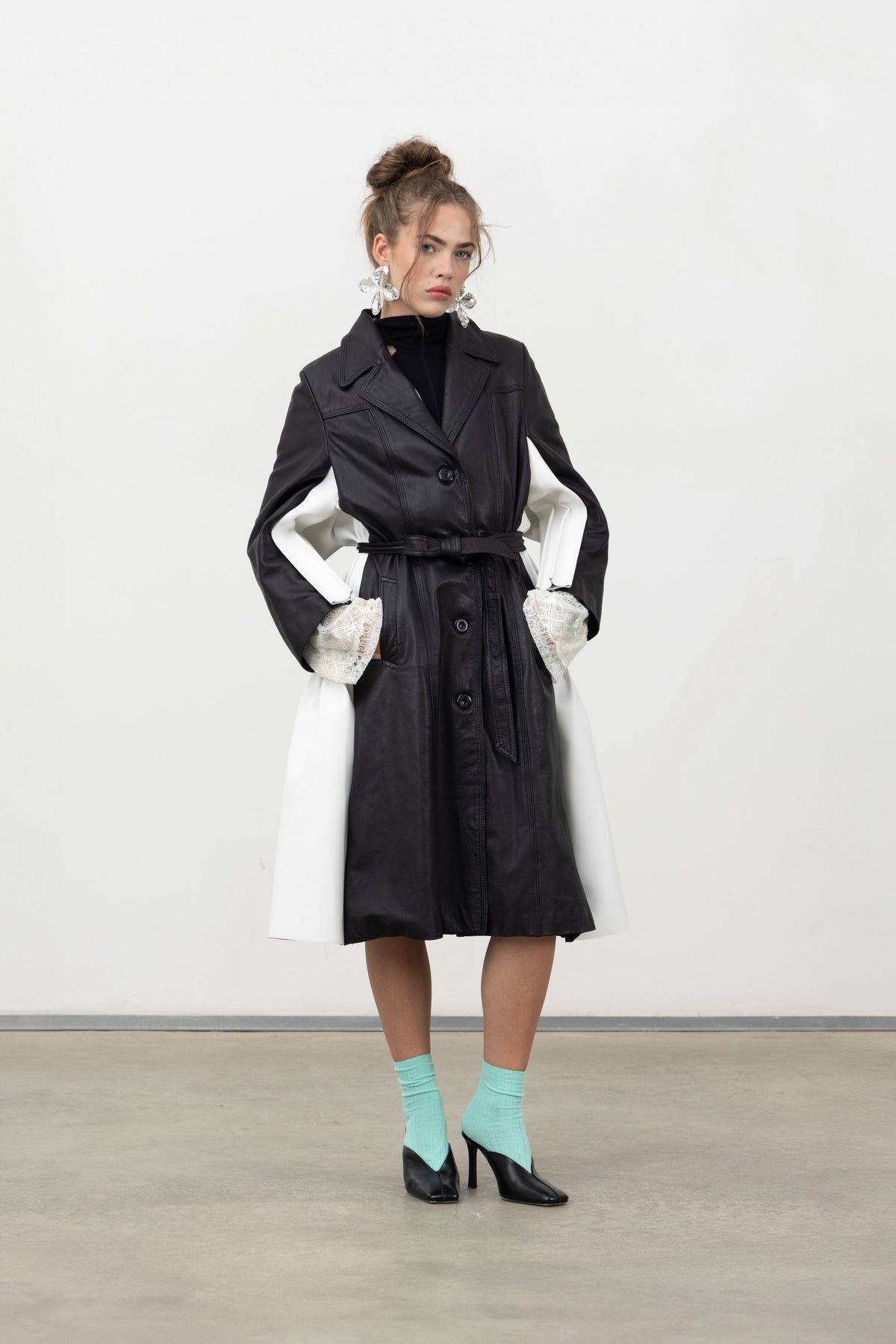 LUXIFER LEATHER TRENCH