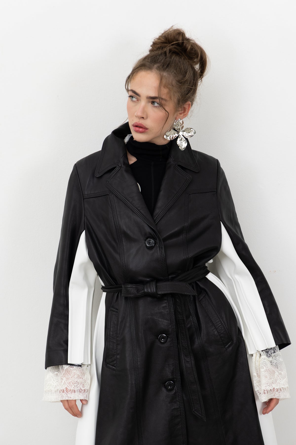 LUXIFER LEATHER TRENCH