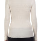 Round Neck Longsleeves Shirt in wool and Silk 3426 - Oscalito