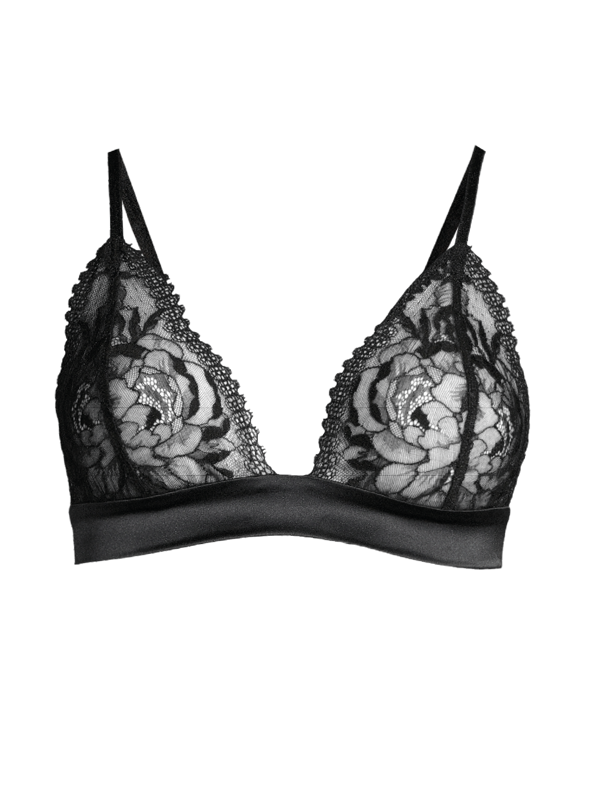 Black Balconette Bra